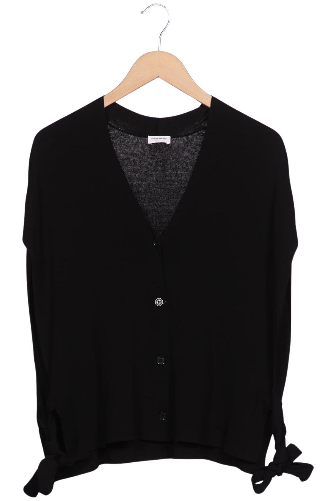 

Gerry Weber Damen Strickjacke, schwarz, Gr. 38