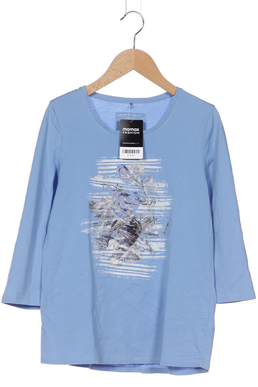 

Gerry Weber Damen Langarmshirt, blau, Gr. 36
