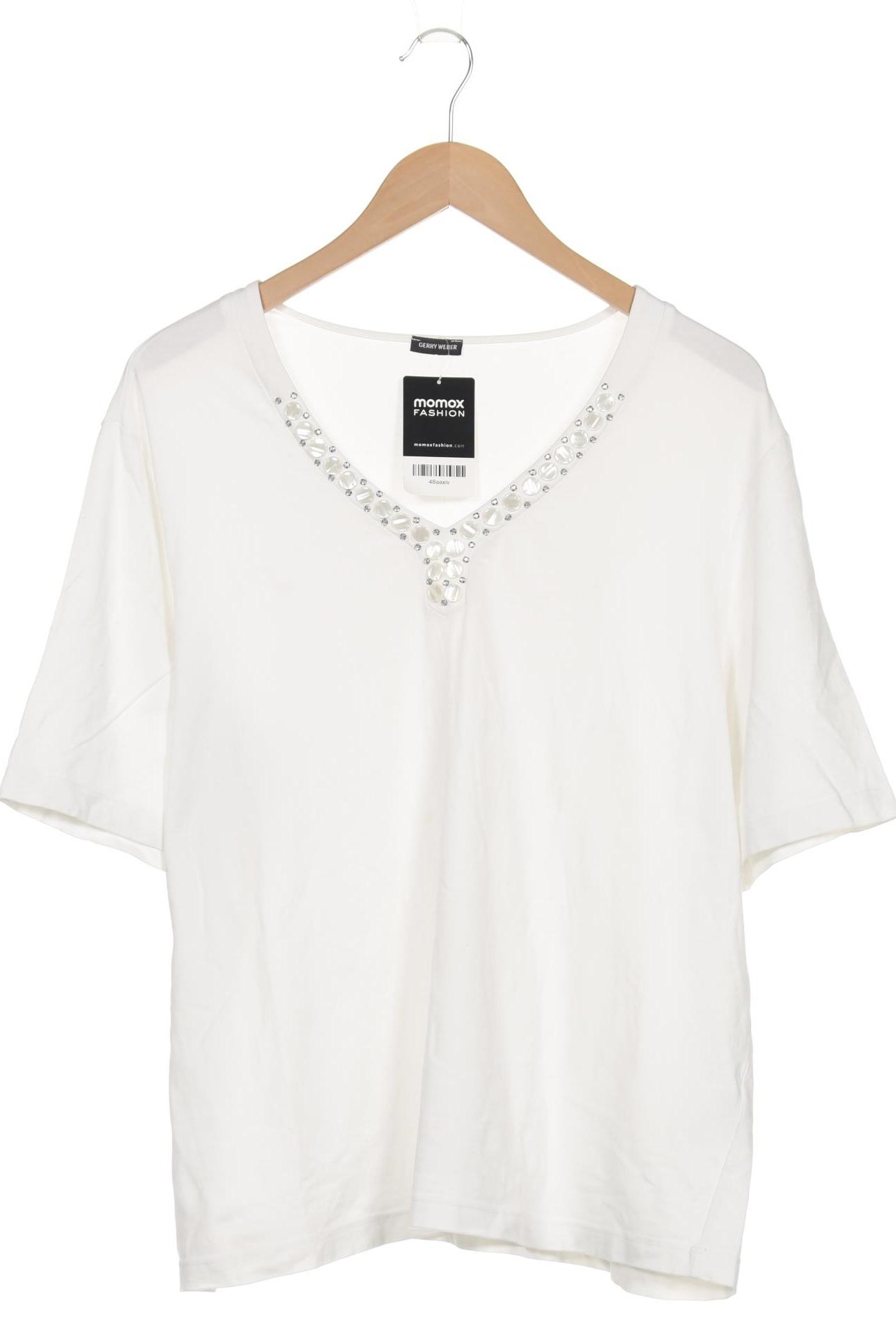 

Gerry Weber Damen T-Shirt, weiß, Gr. 48