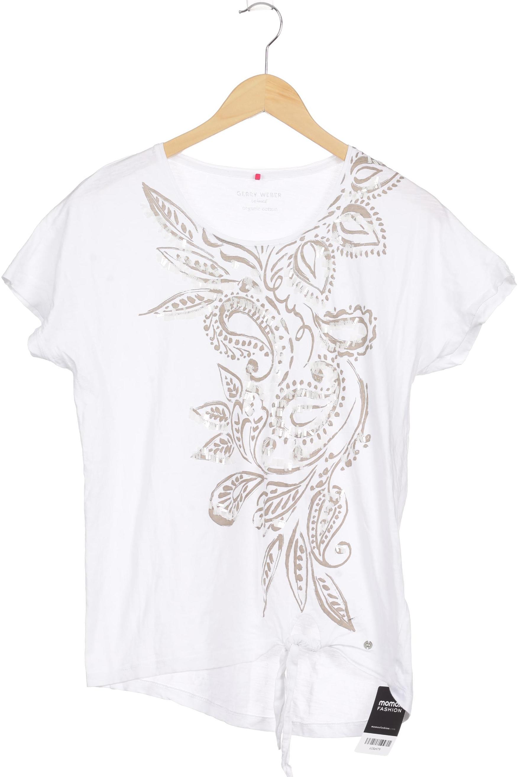 

Gerry Weber Damen T-Shirt, weiß, Gr.