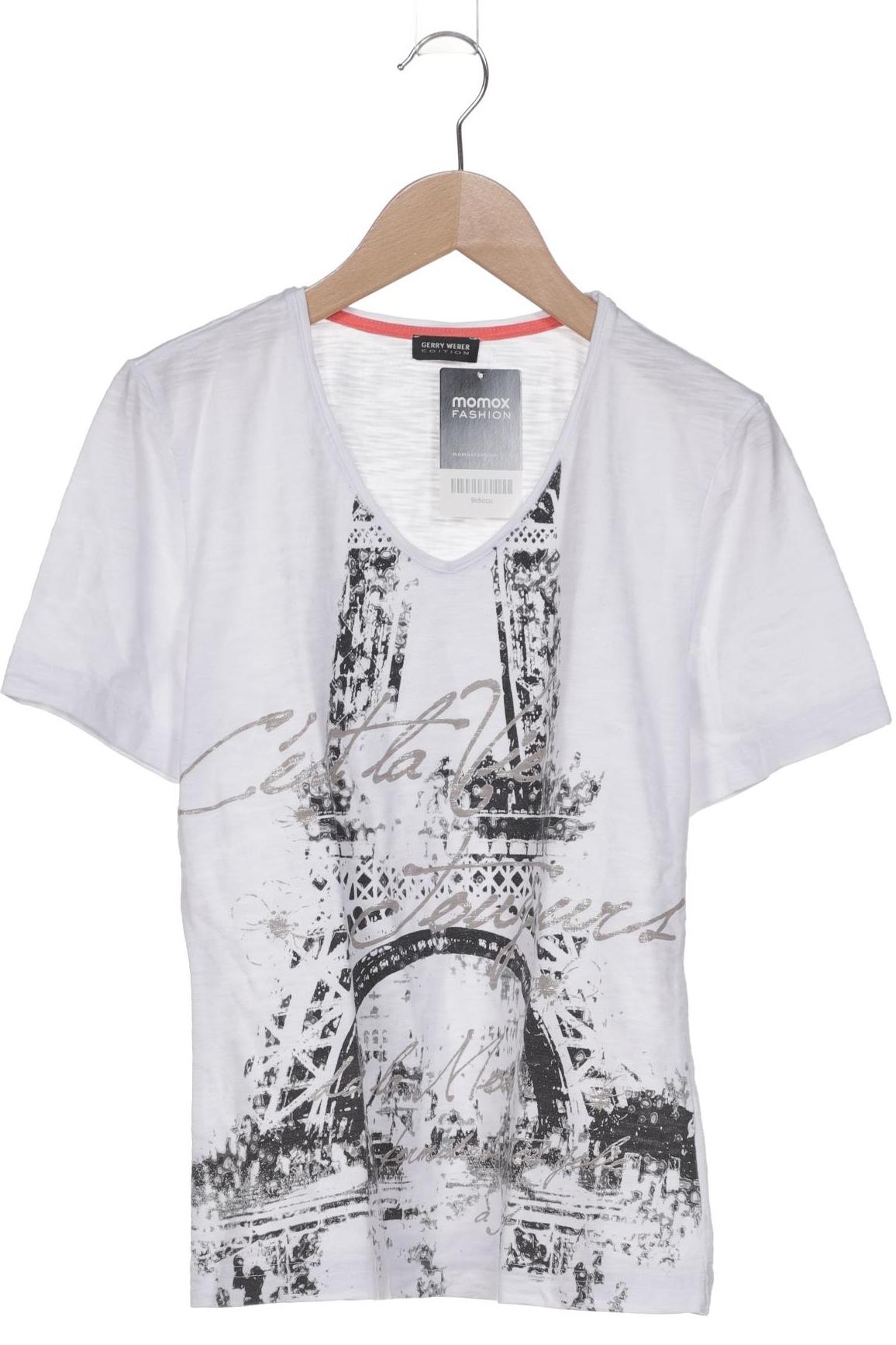 

Gerry Weber Damen T-Shirt, weiß, Gr. 38