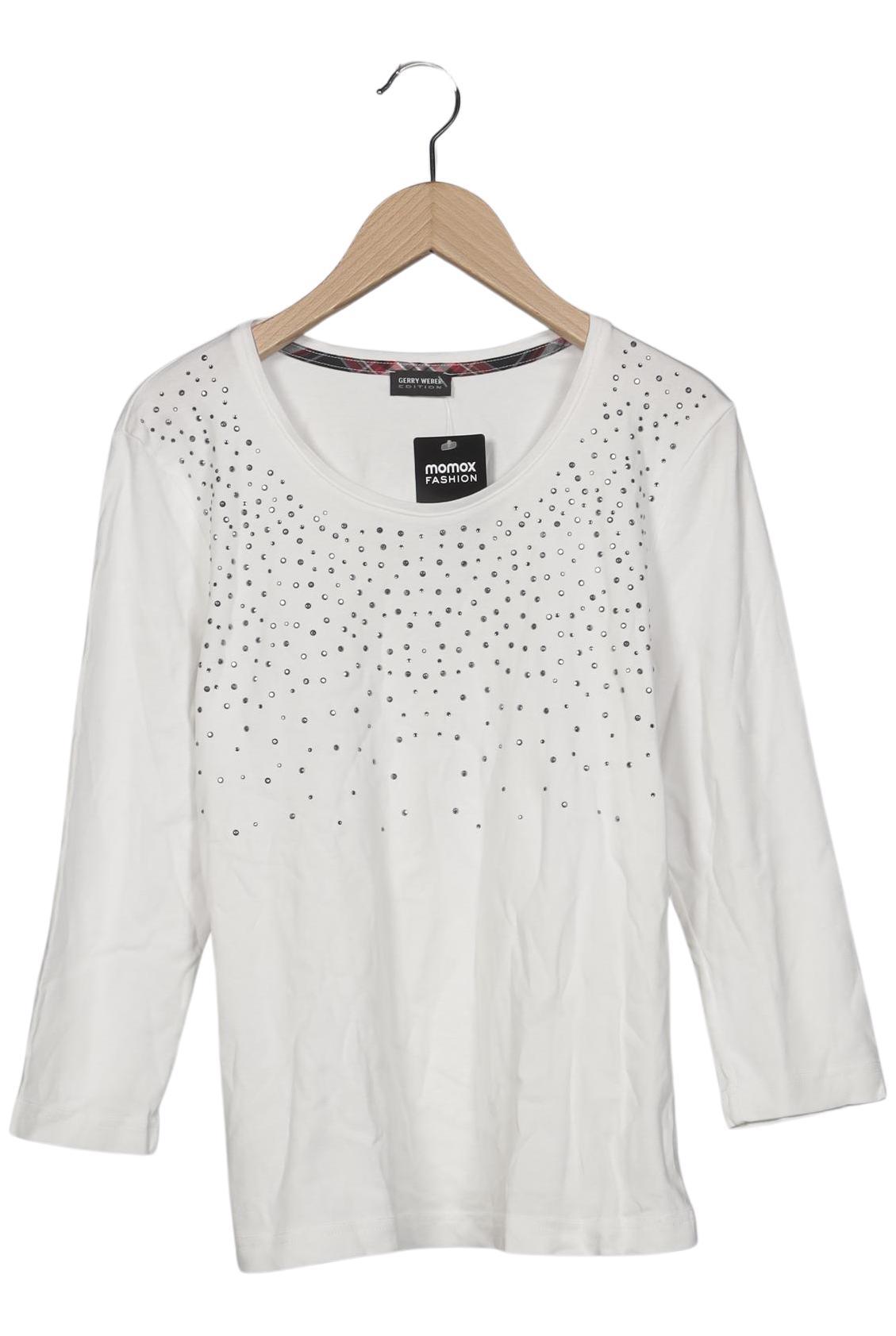 

Gerry Weber Damen Langarmshirt, weiß, Gr. 38