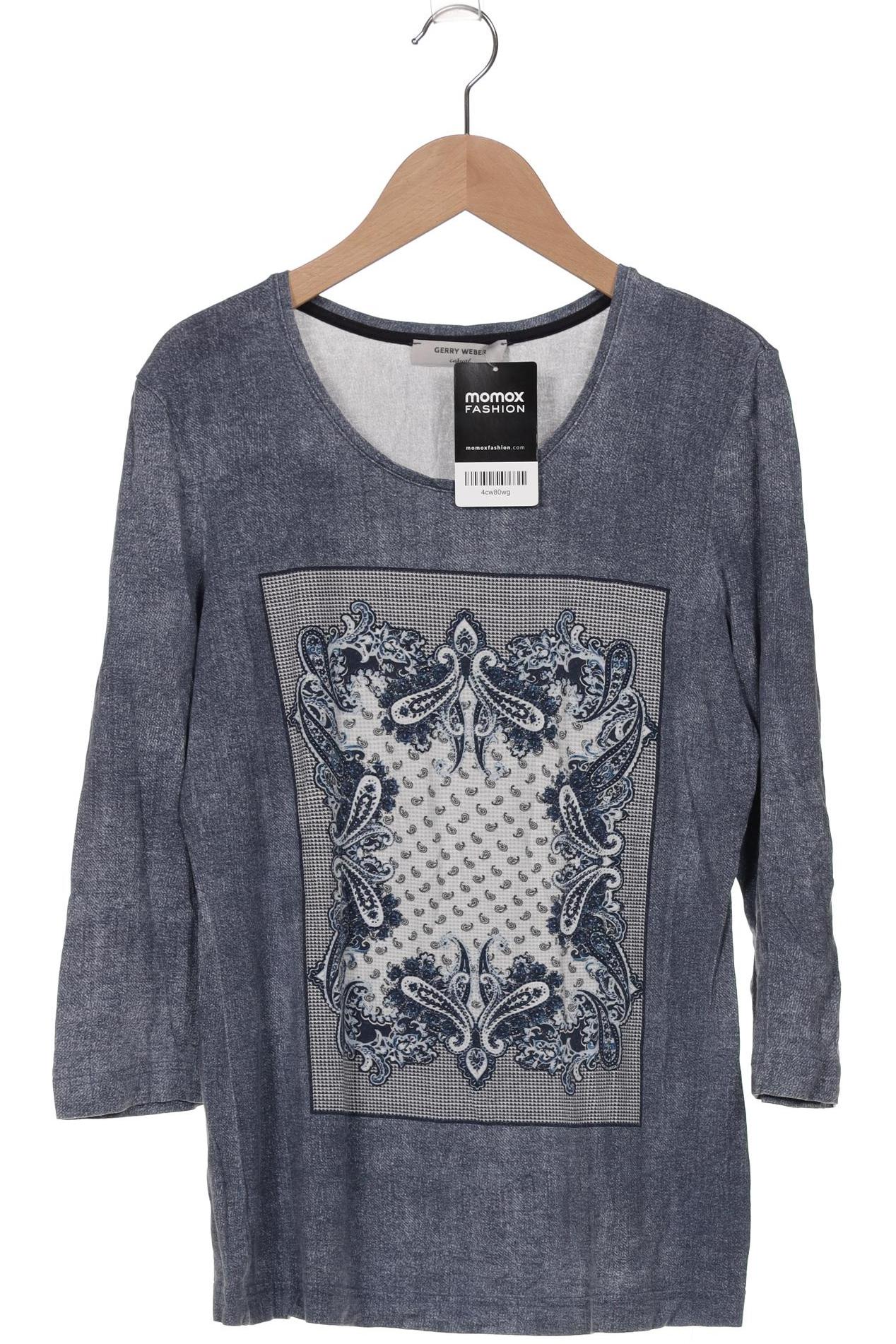 

Gerry Weber Damen Langarmshirt, blau, Gr. 36