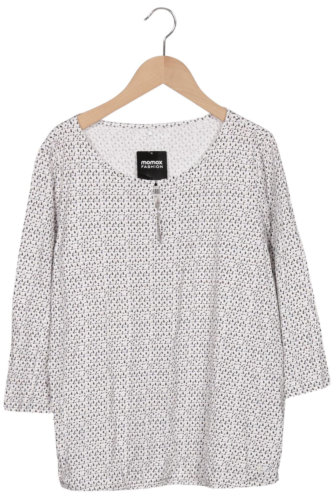 

Gerry Weber Damen Langarmshirt, weiß, Gr. 38