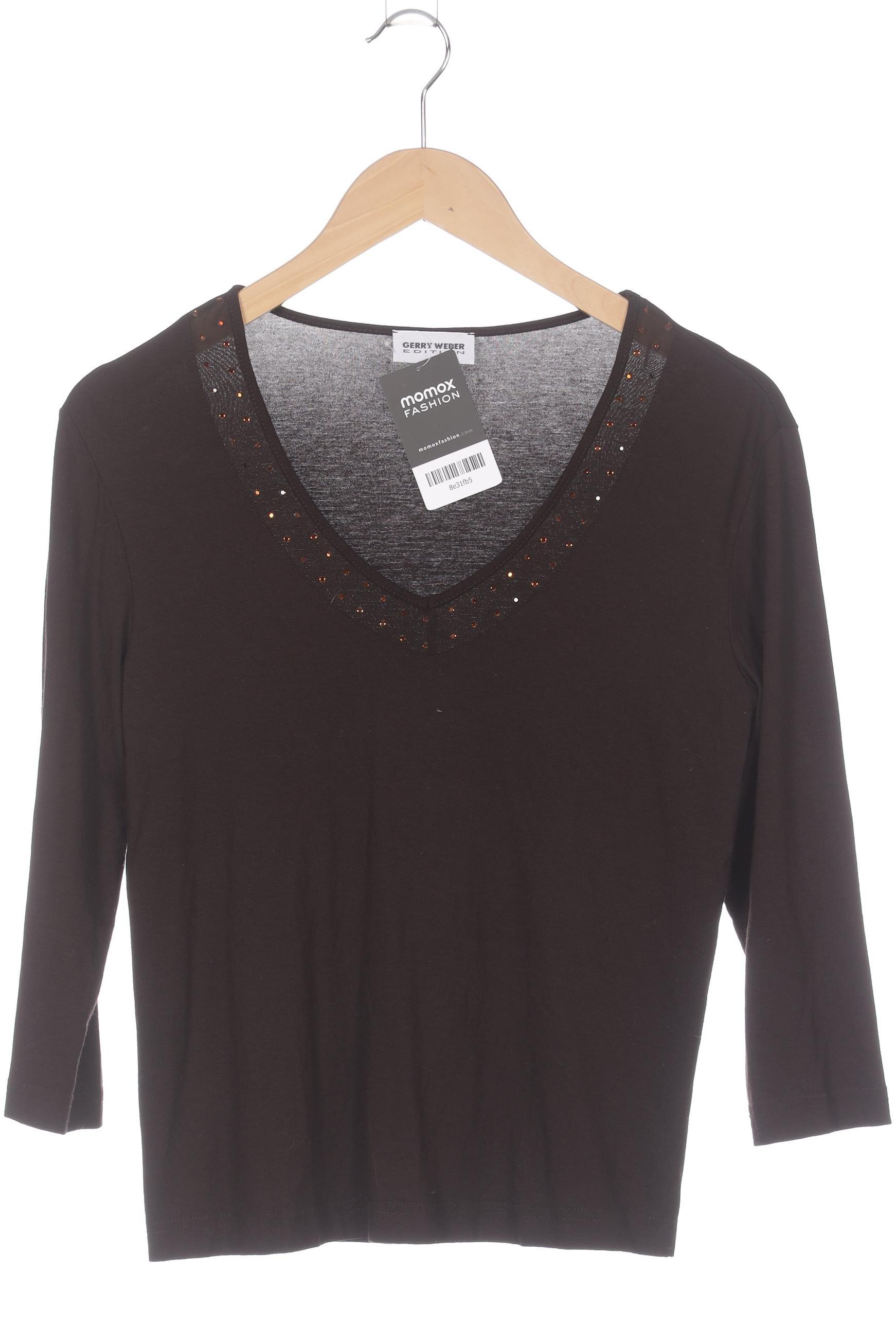 

Gerry Weber Damen Langarmshirt, braun, Gr. 38