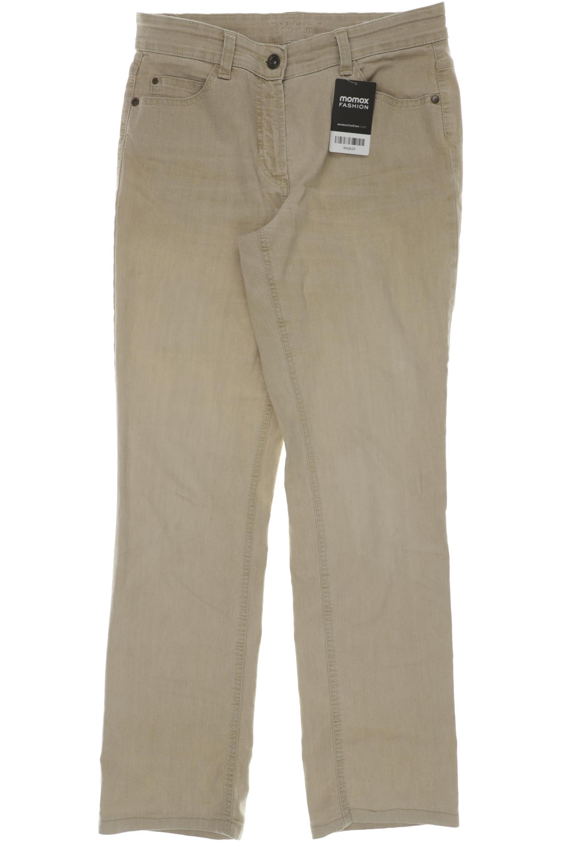

Gerry Weber Damen Jeans, beige, Gr. 38