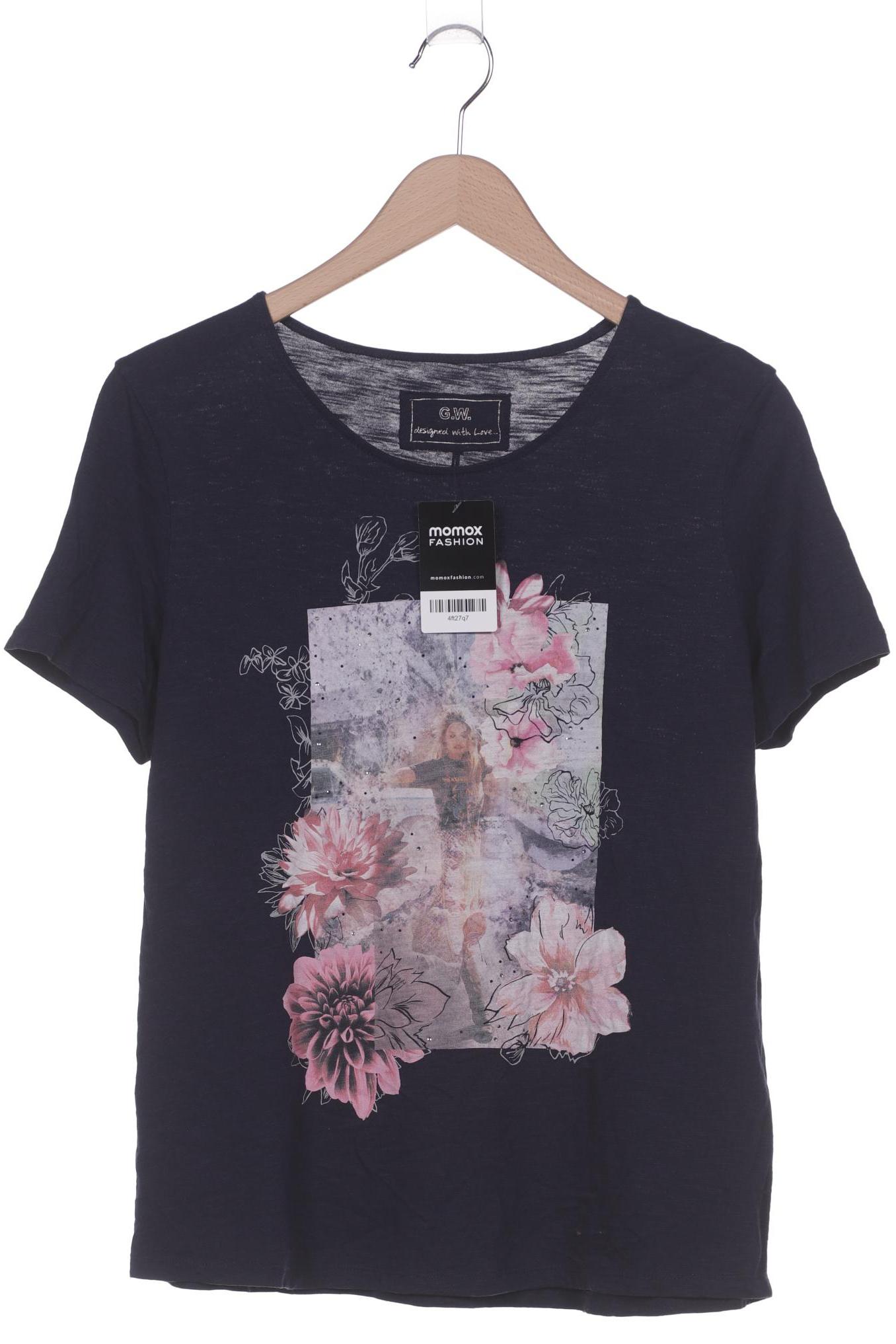 

Gerry Weber Damen T-Shirt, marineblau, Gr. 42