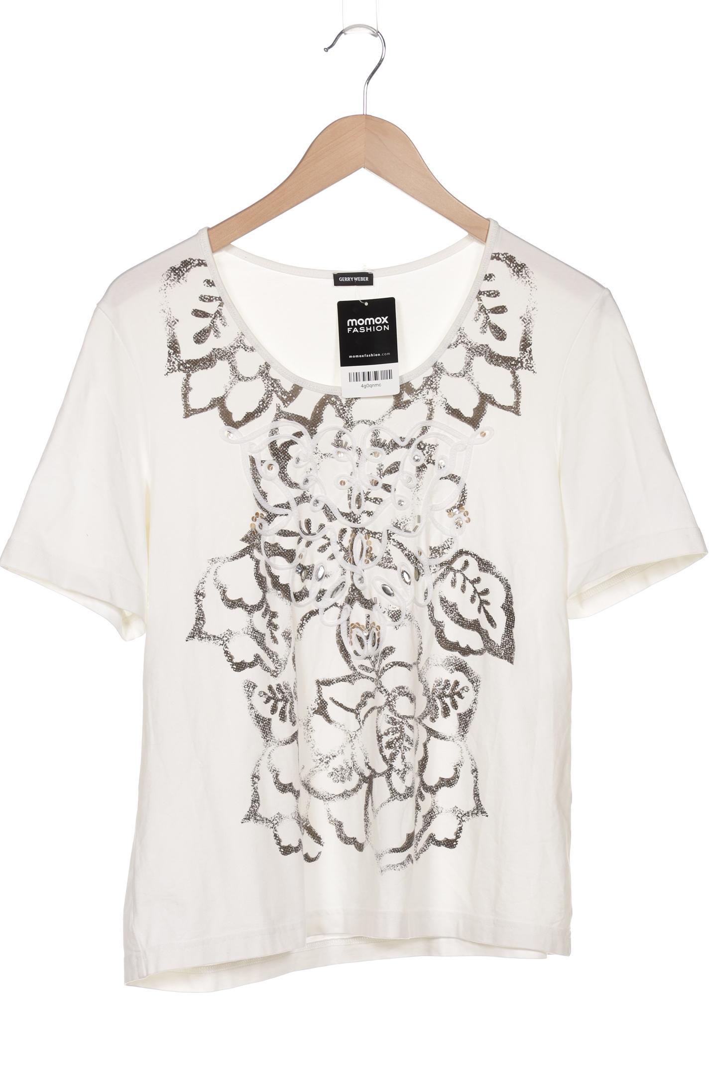 

Gerry Weber Damen T-Shirt, weiß, Gr. 38