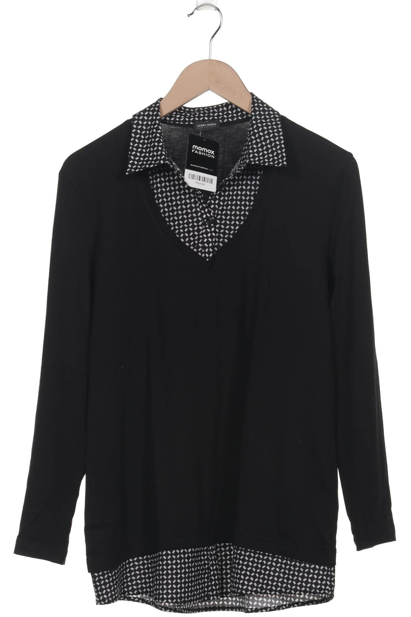 

Gerry Weber Damen Langarmshirt, schwarz, Gr. 42