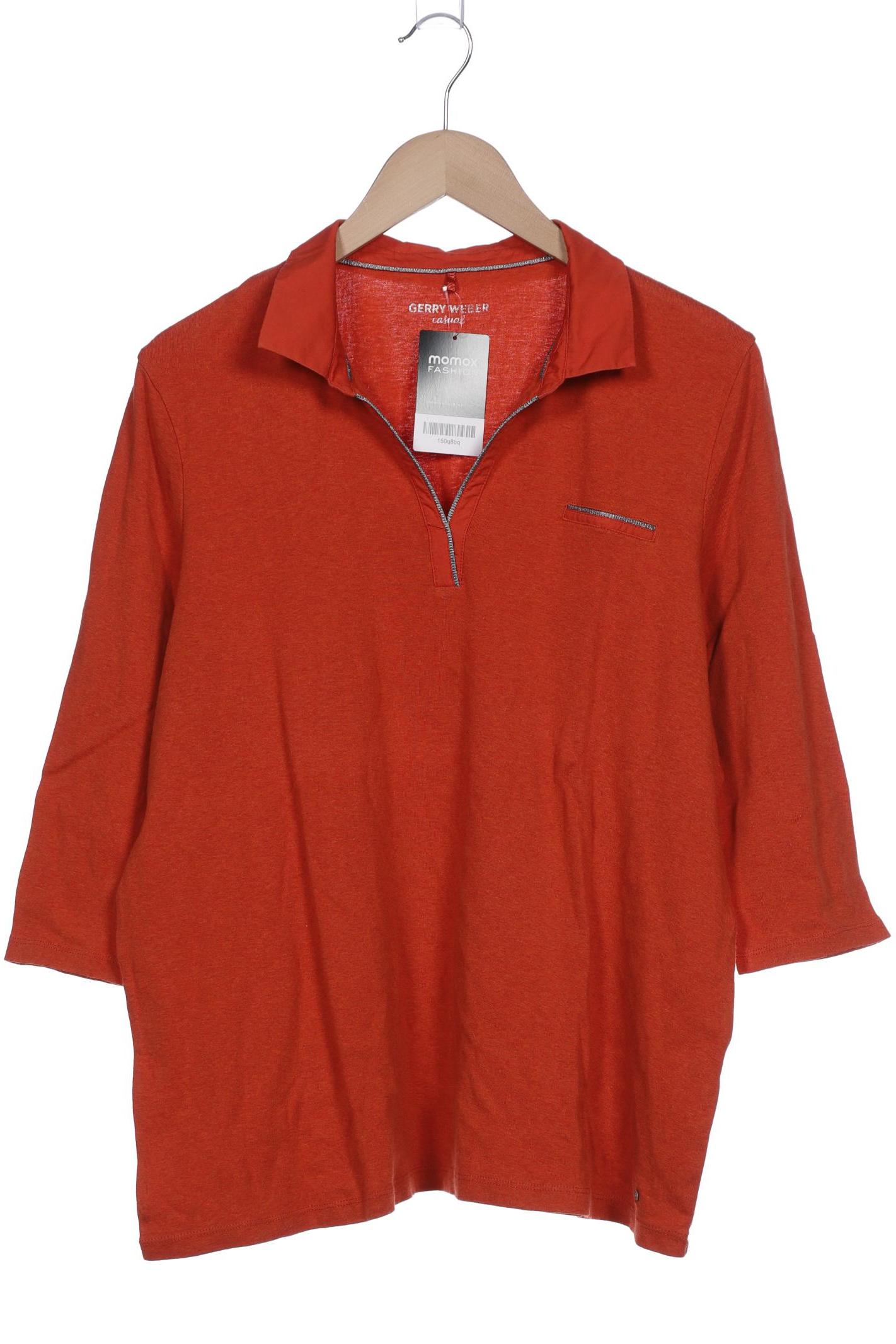 

Gerry Weber Damen Poloshirt, orange, Gr. 48