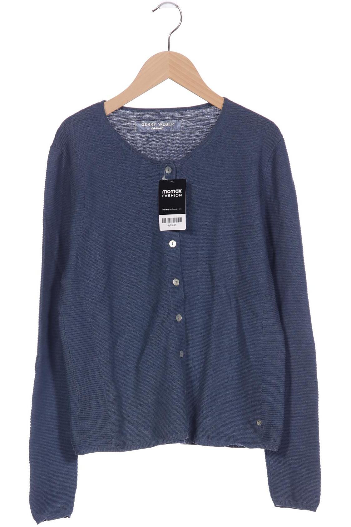 

Gerry Weber Damen Strickjacke, blau, Gr. 38
