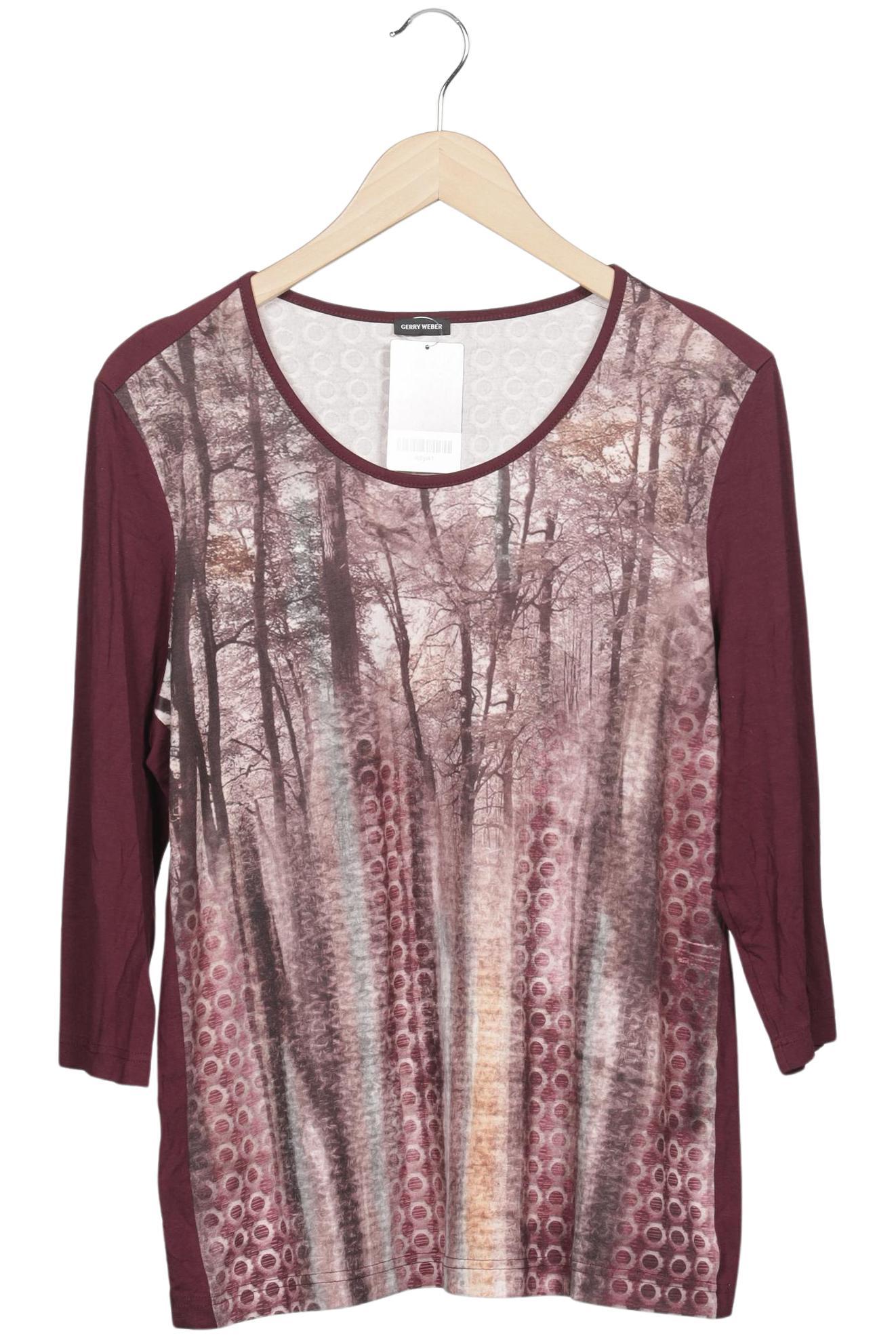 

Gerry Weber Damen Langarmshirt, bordeaux, Gr. 44