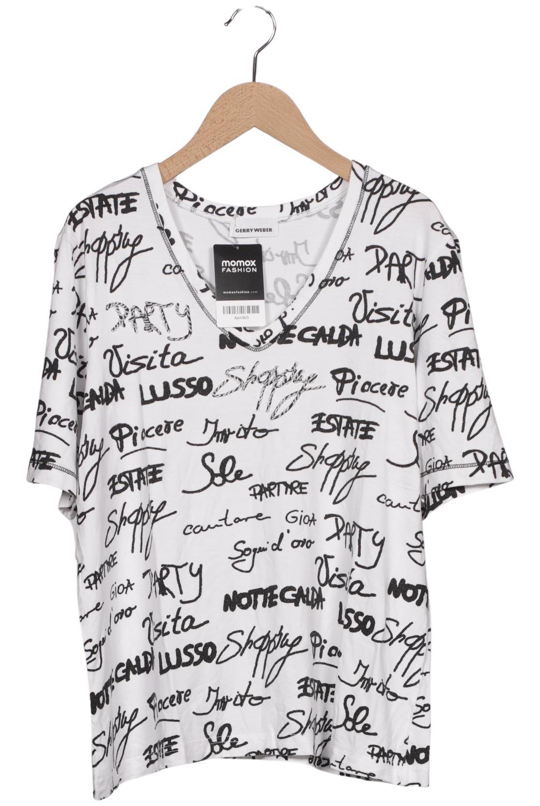 

Gerry Weber Damen T-Shirt, weiß, Gr. 38