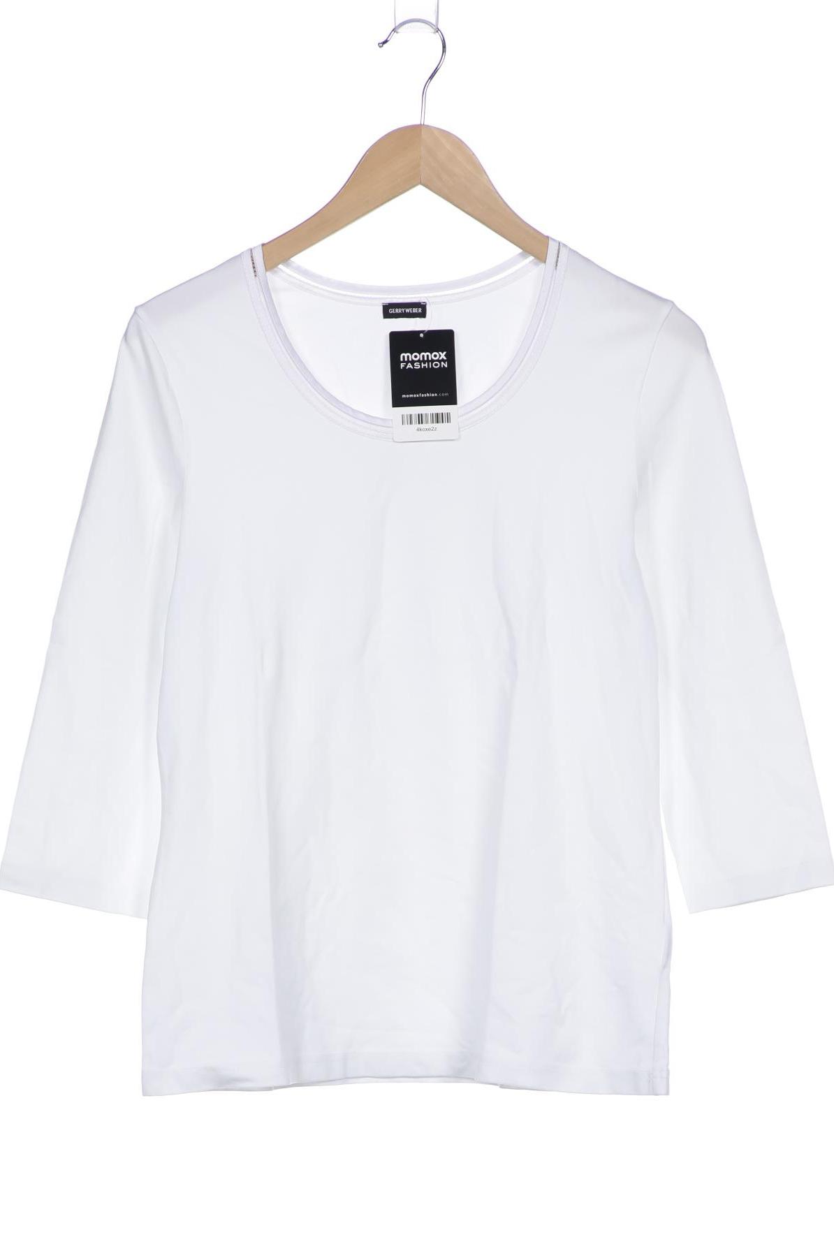 

Gerry Weber Damen Langarmshirt, weiß, Gr. 38