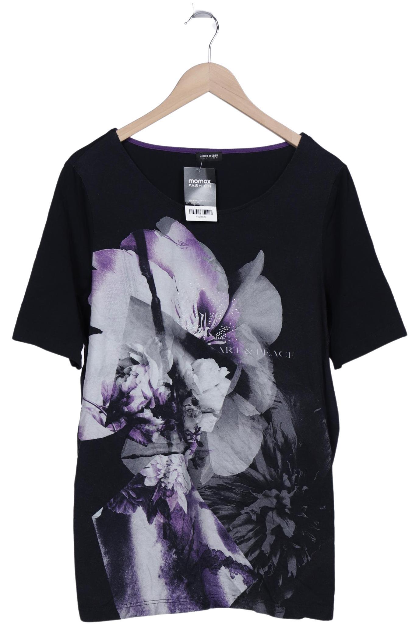 

Gerry Weber Damen T-Shirt, schwarz, Gr. 48