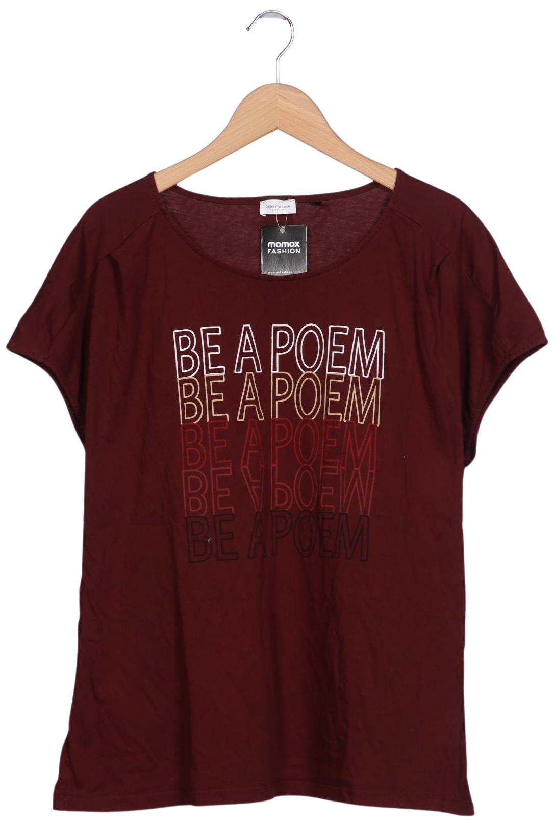 

Gerry Weber Damen T-Shirt, bordeaux, Gr. 44
