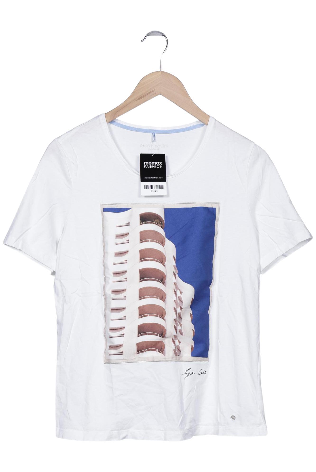 

Gerry Weber Damen T-Shirt, weiß, Gr. 38