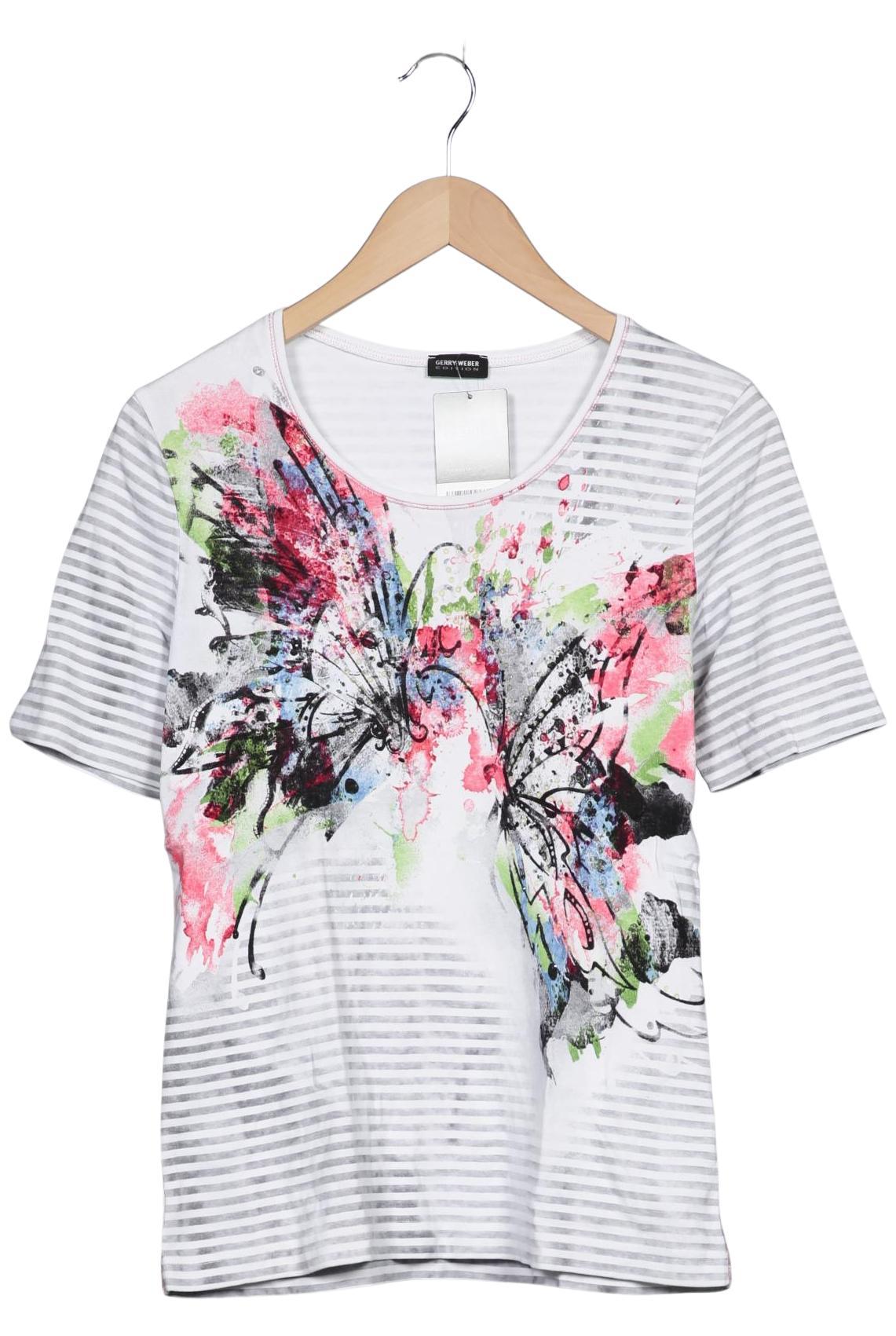 

Gerry Weber Damen T-Shirt, weiß, Gr. 40