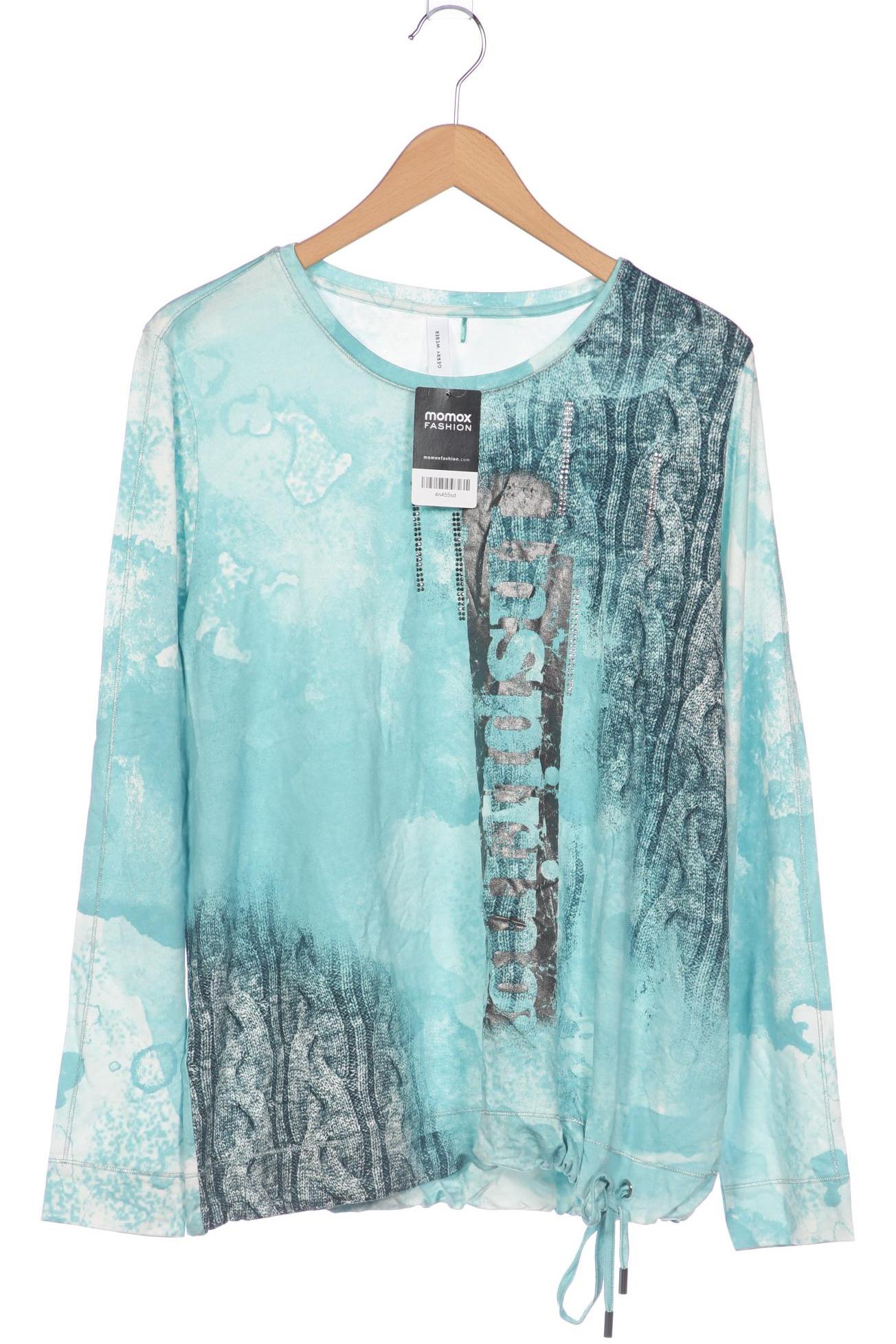 

Gerry Weber Damen Langarmshirt, türkis, Gr. 46