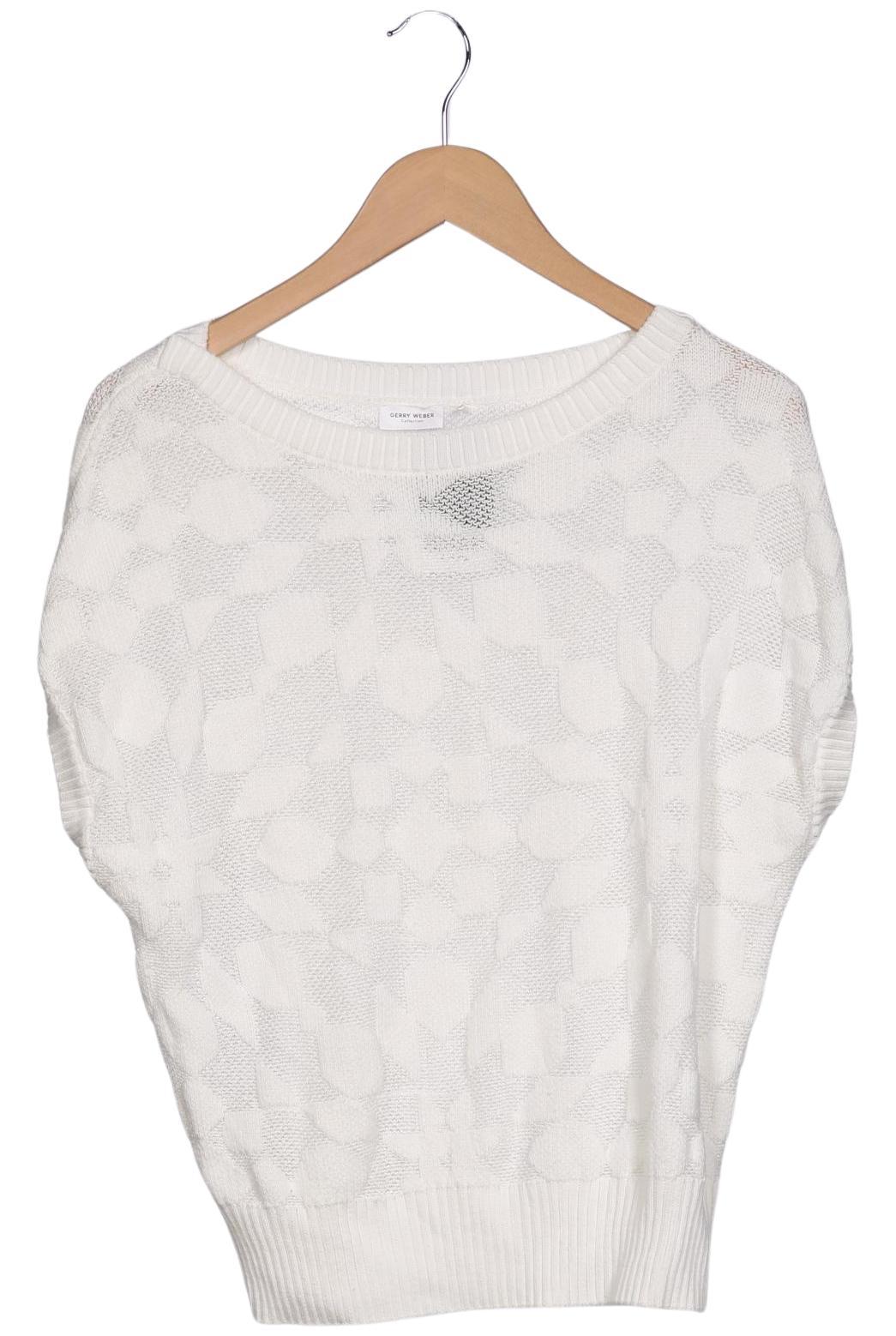 

Gerry Weber Damen Pullover, weiß, Gr. 44