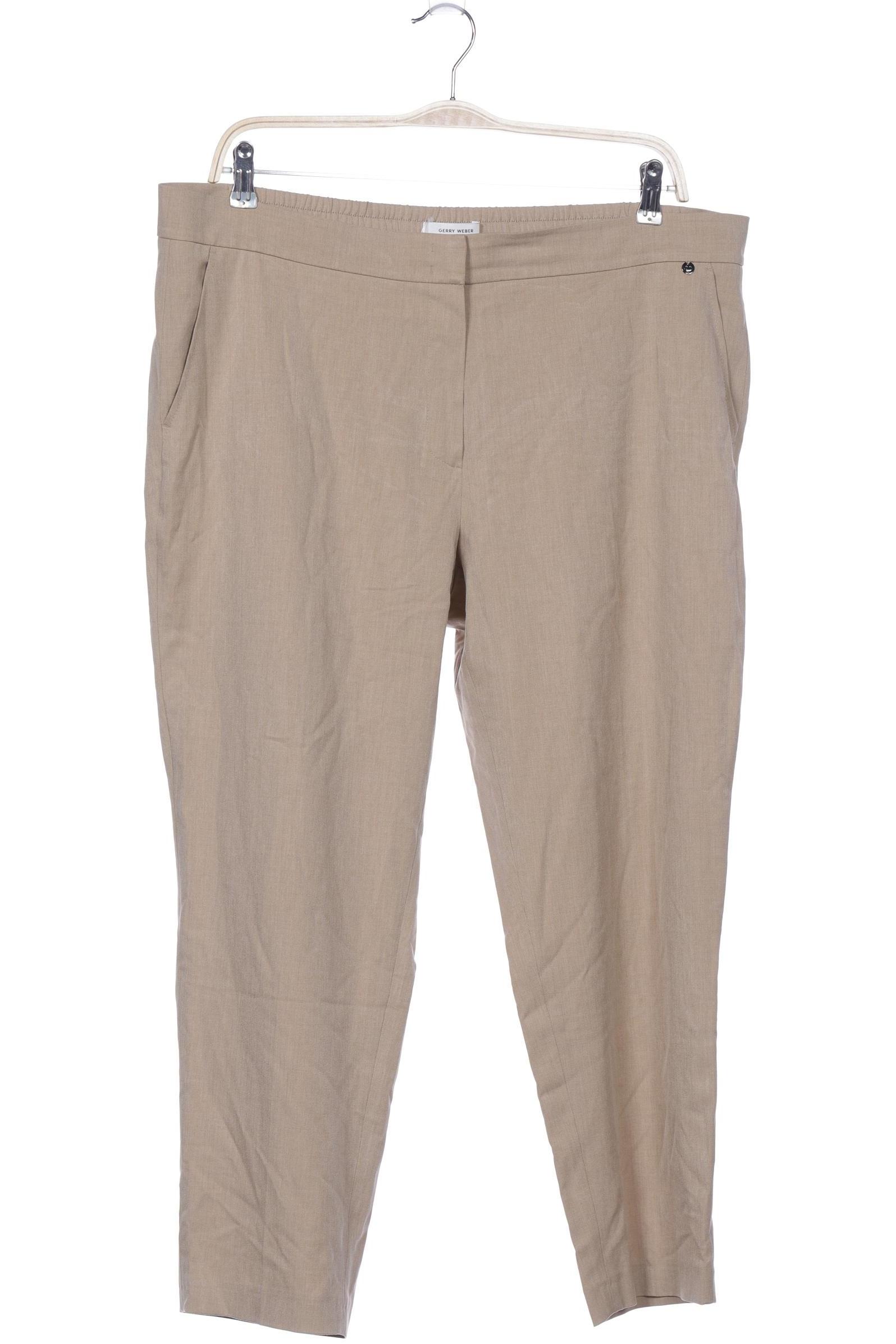 

Gerry Weber Damen Stoffhose, beige, Gr. 48