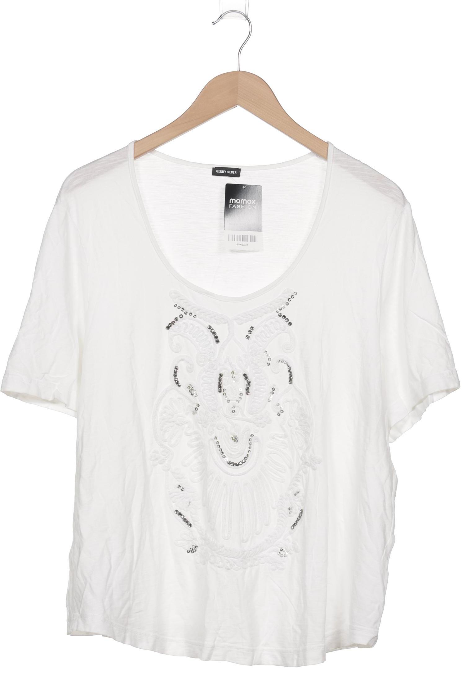 

Gerry Weber Damen T-Shirt, cremeweiß, Gr. 48