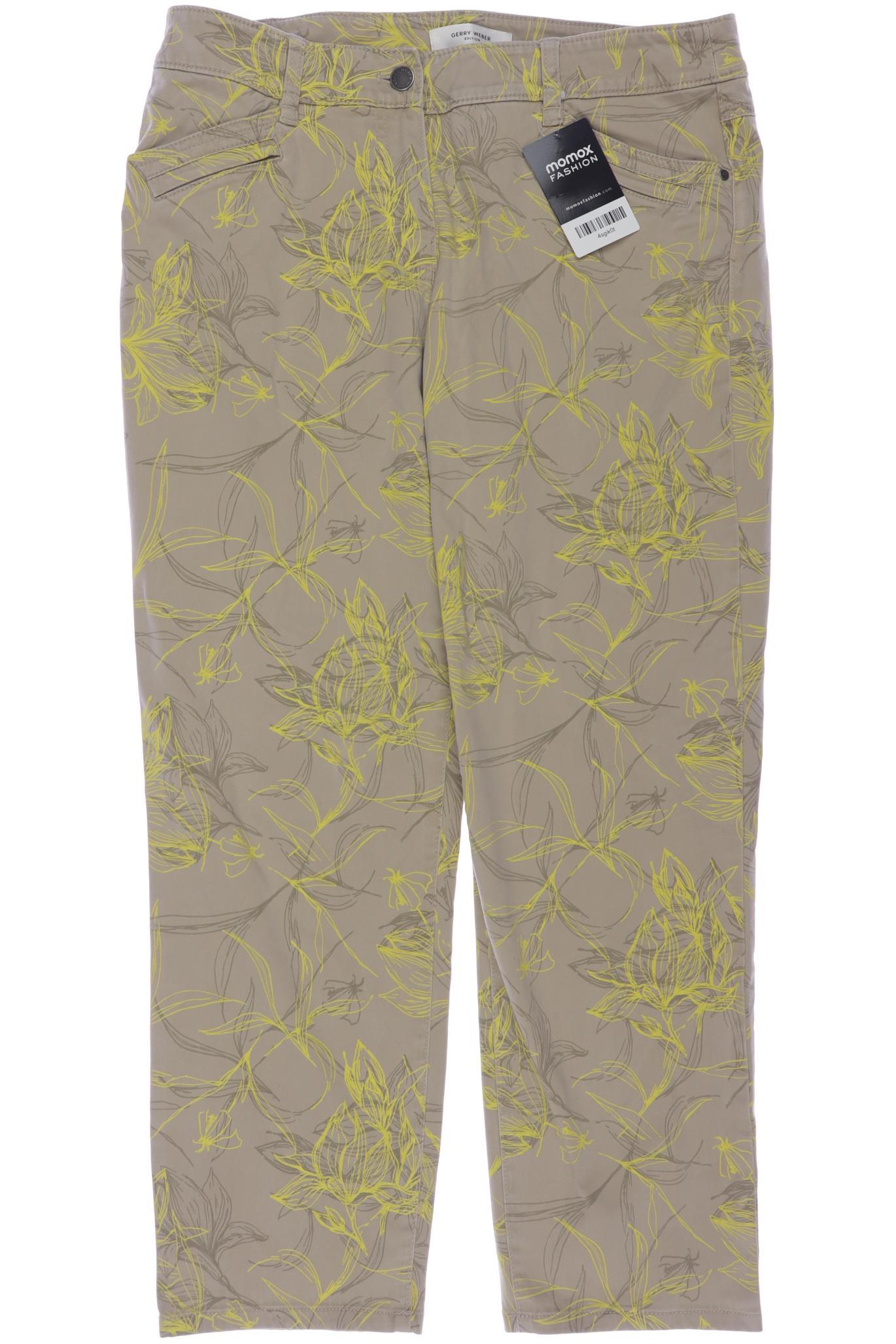 

Gerry Weber Damen Stoffhose, beige, Gr. 42