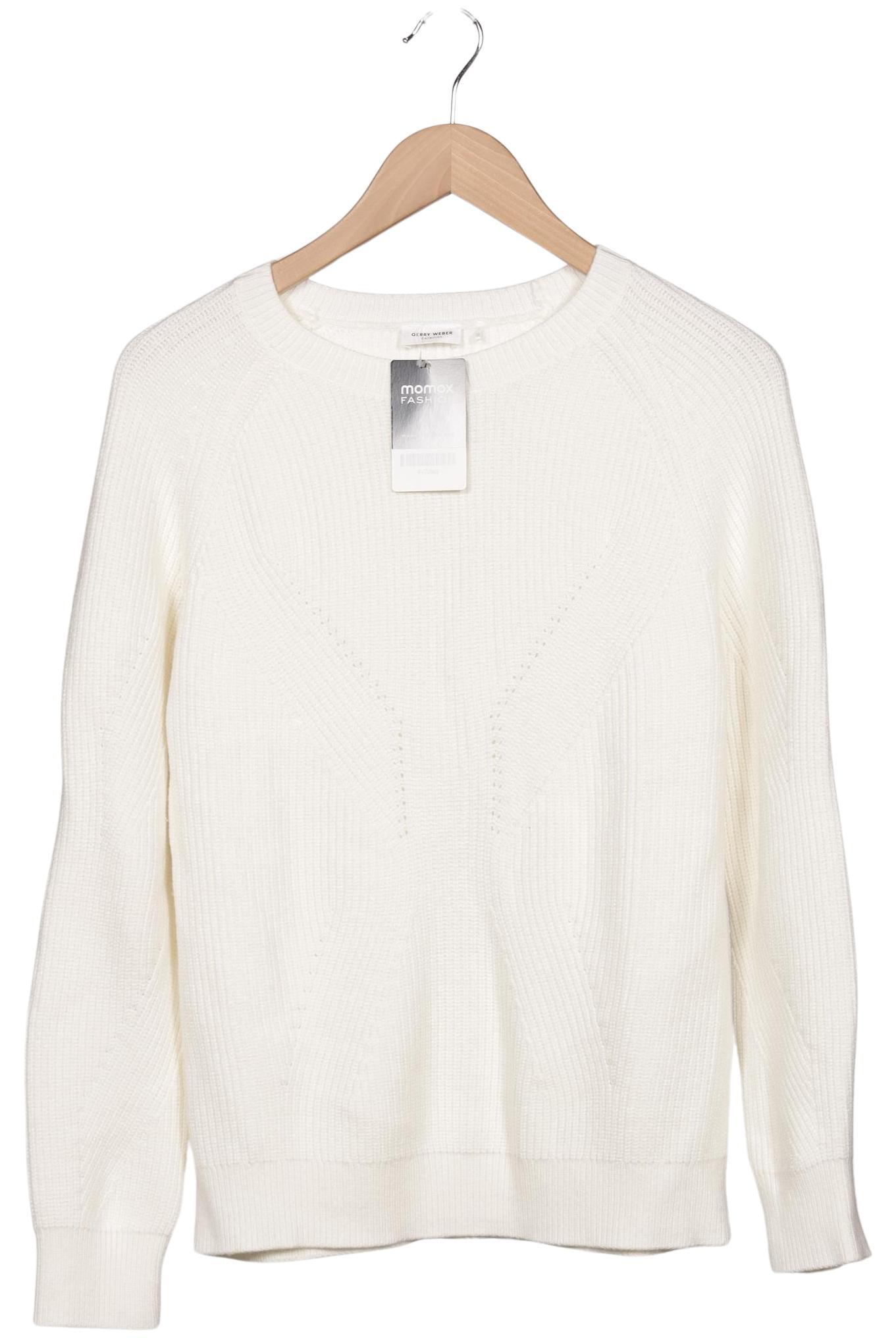 

Gerry Weber Damen Pullover, weiß, Gr. 40