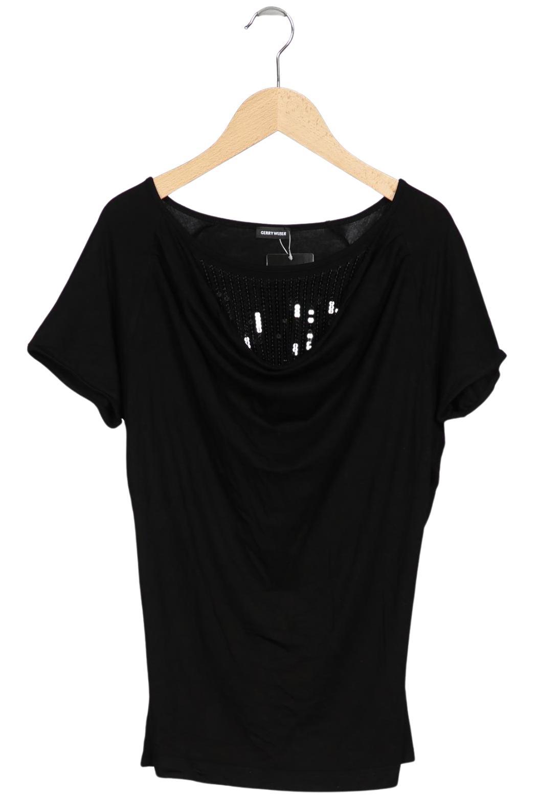 

Gerry Weber Damen T-Shirt, schwarz, Gr. 38