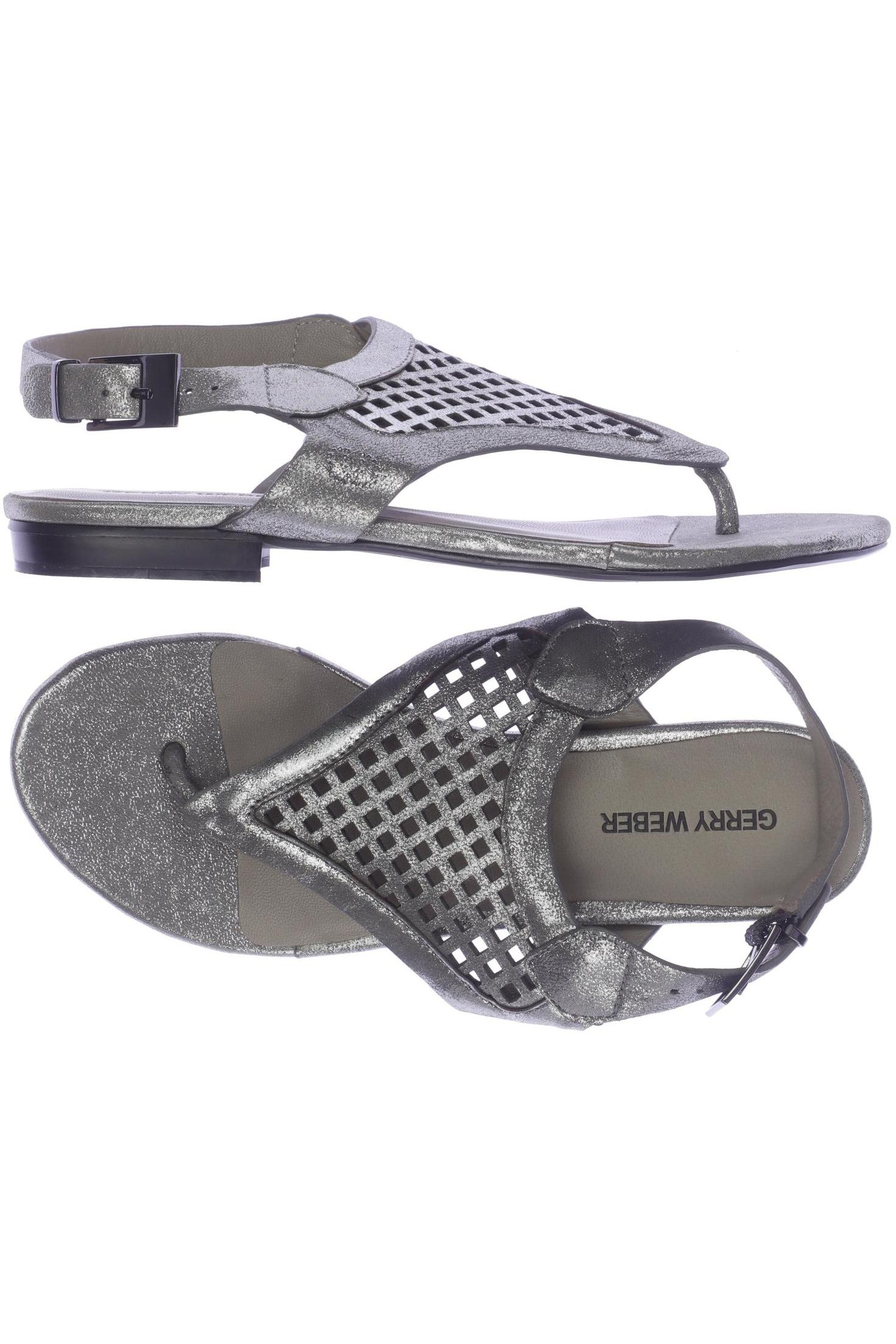 

Gerry Weber Damen Sandale, silber, Gr. 38
