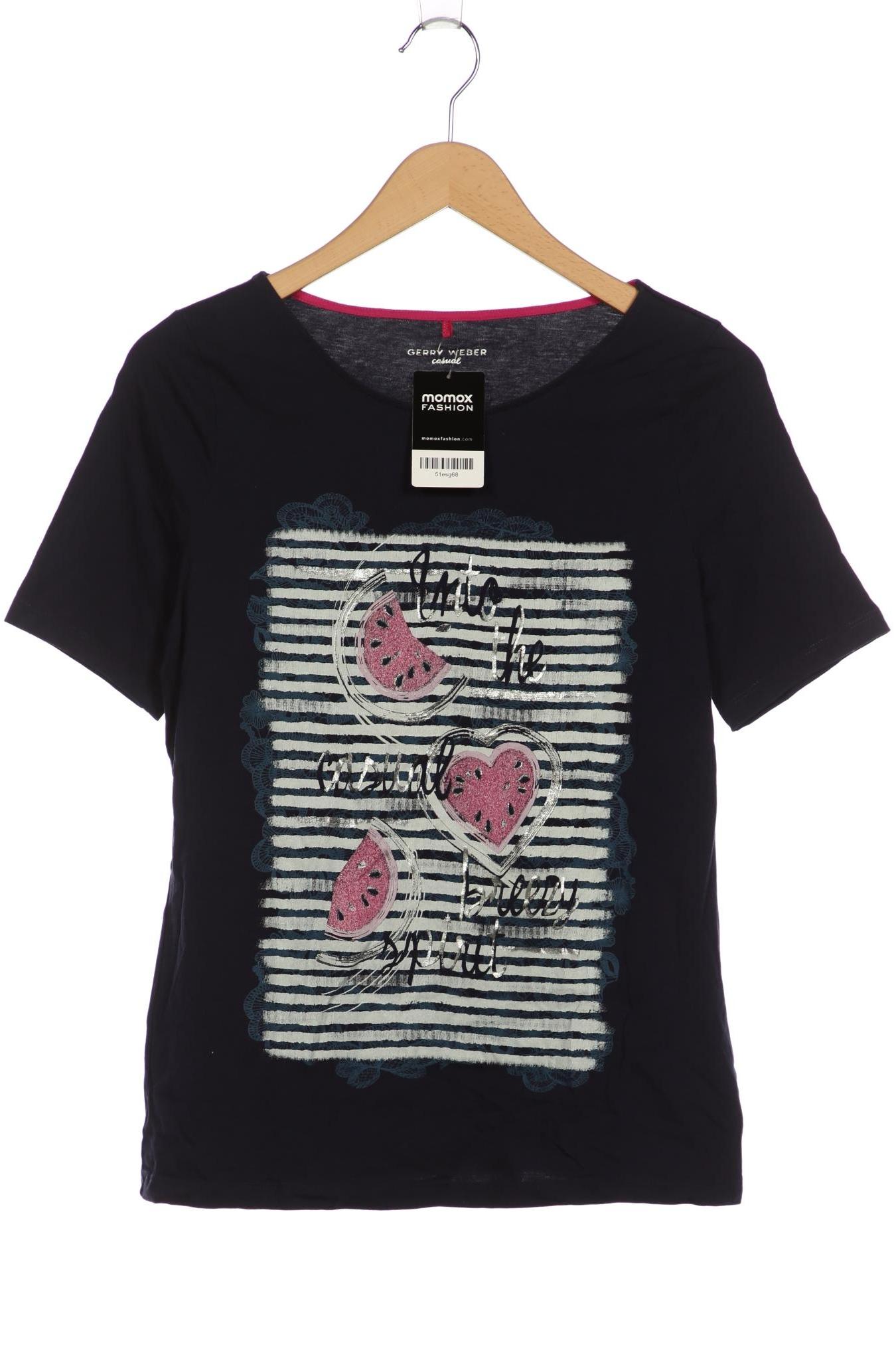 

Gerry Weber Damen T-Shirt, marineblau, Gr. 40