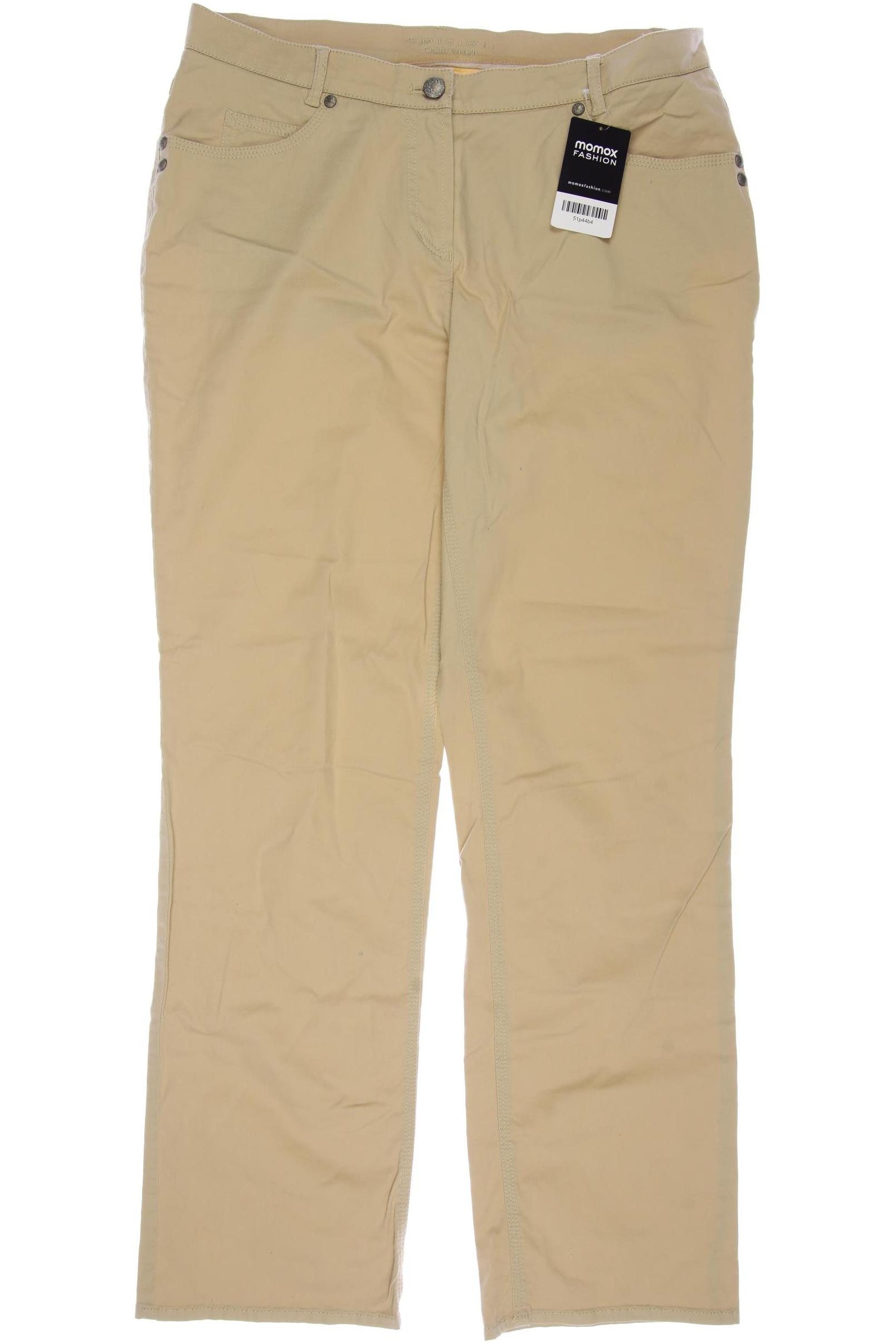 

Gerry Weber Damen Stoffhose, beige, Gr. 42