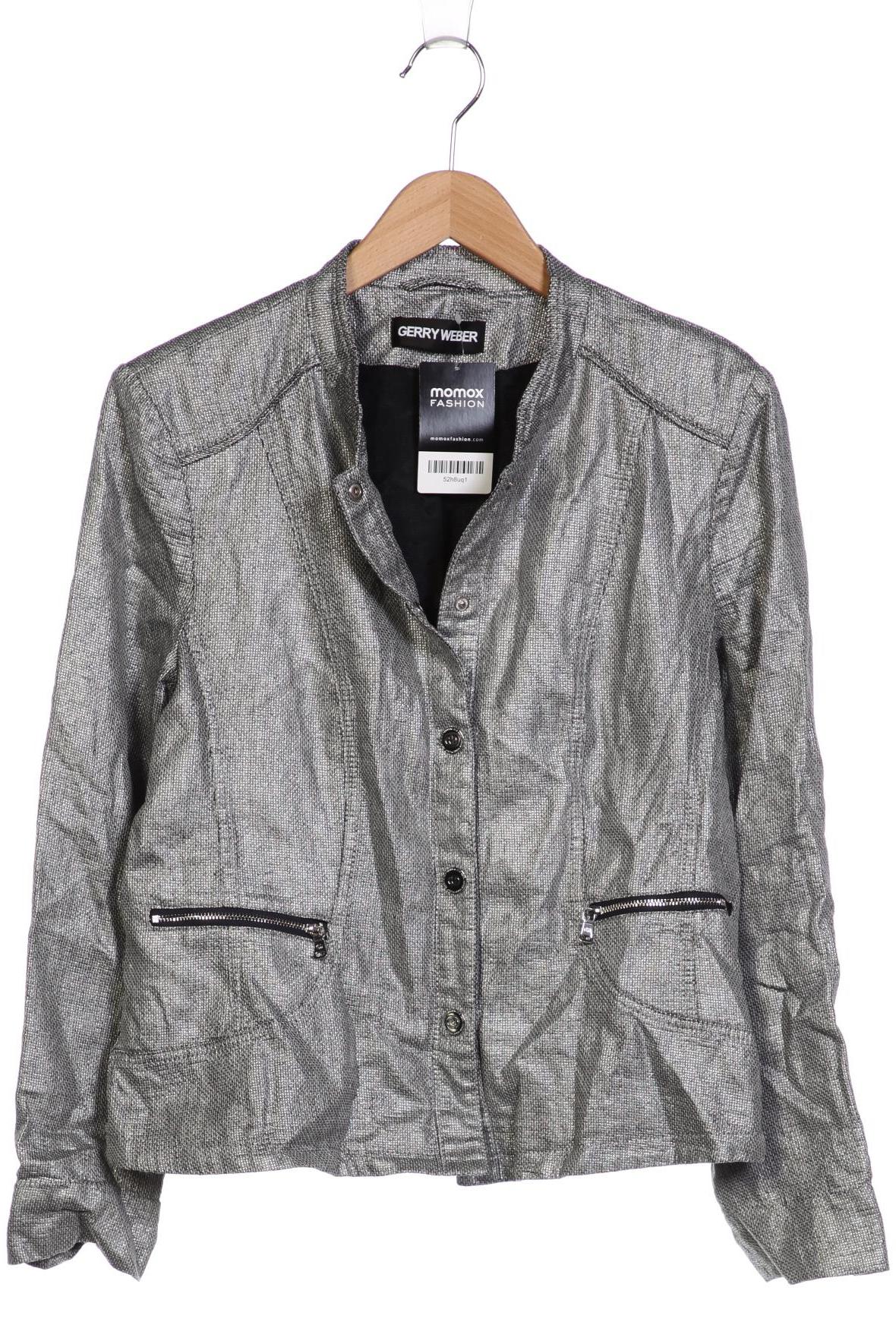 

Gerry Weber Damen Jacke, silber, Gr. 40