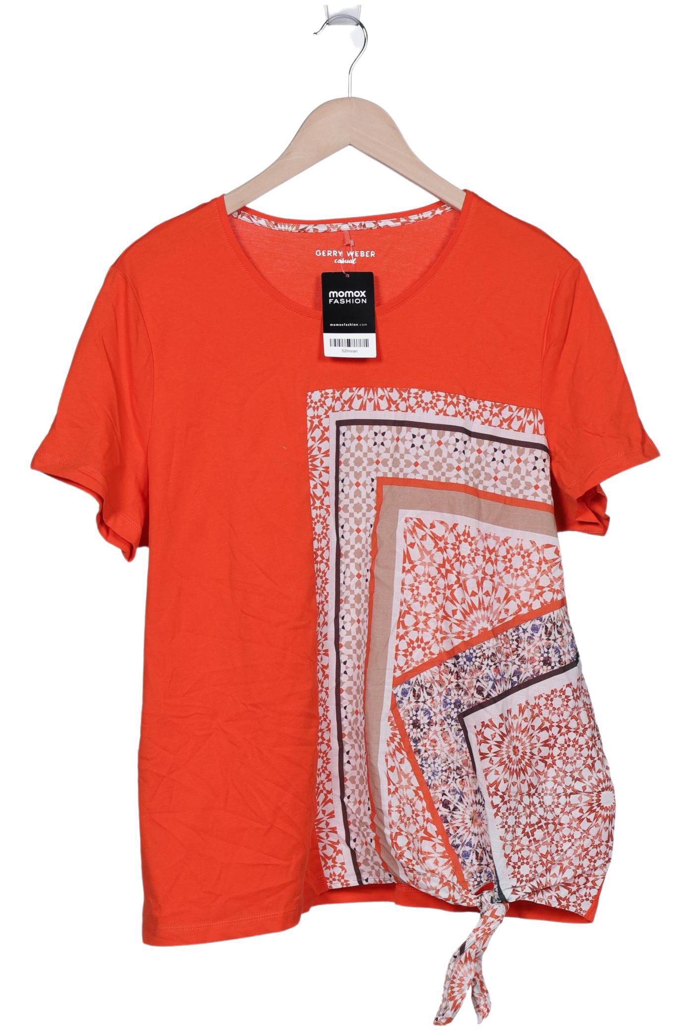 

Gerry Weber Damen T-Shirt, orange, Gr. 46