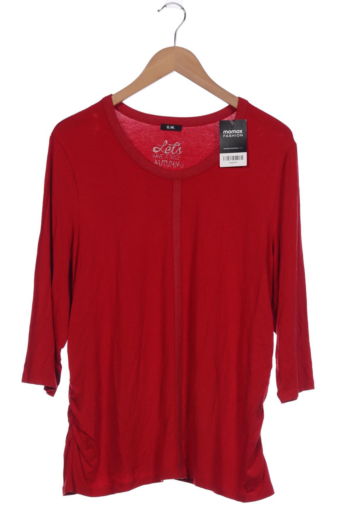 

Gerry Weber Damen Langarmshirt, rot, Gr. 48