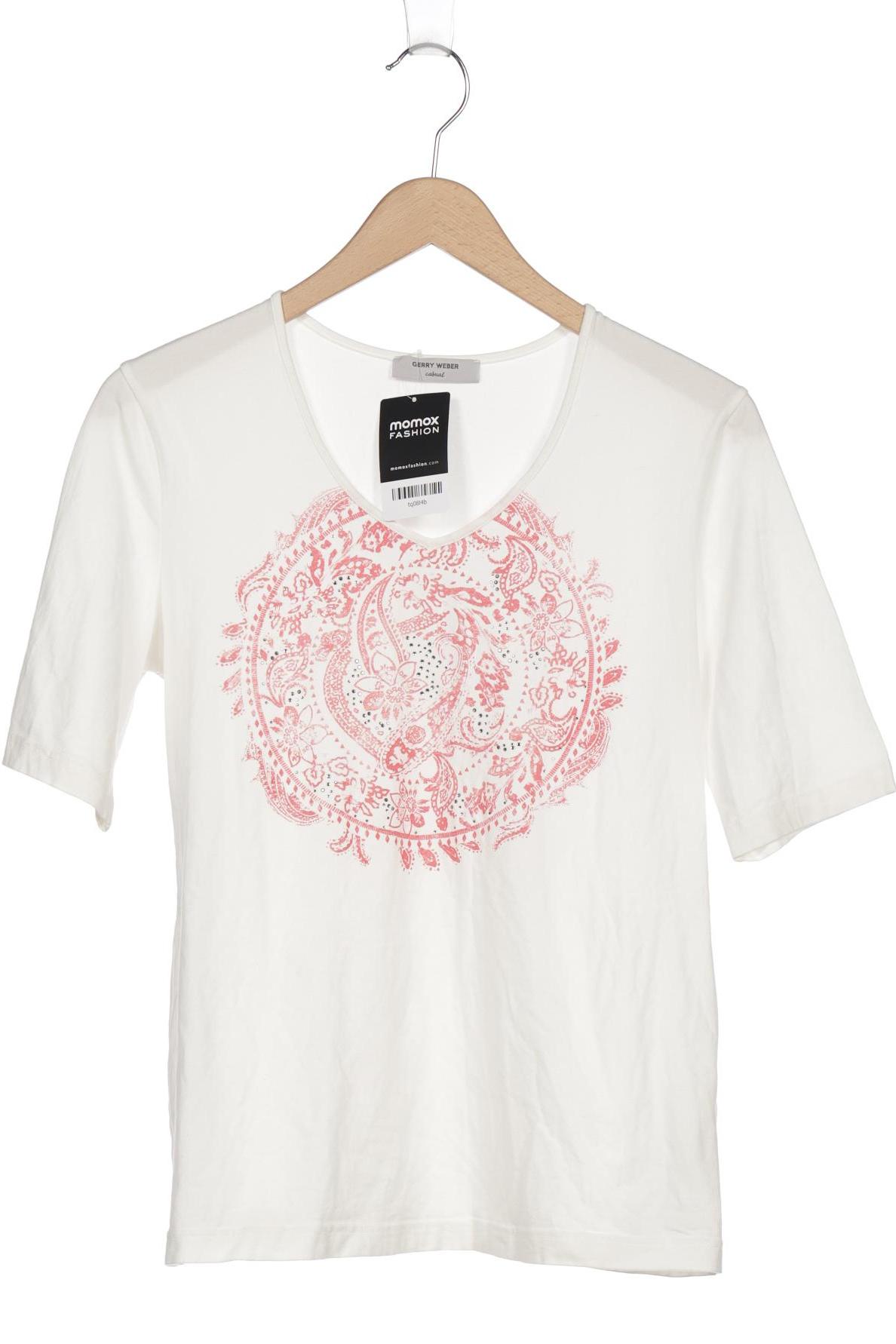 

Gerry Weber Damen T-Shirt, weiß, Gr. 42