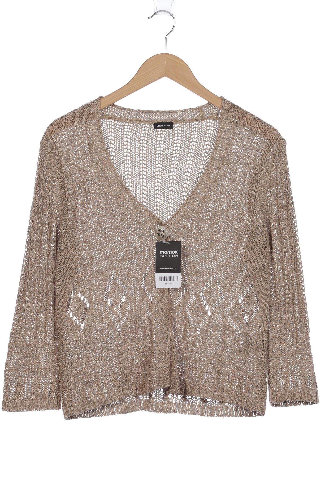 

Gerry Weber Damen Strickjacke, beige, Gr. 40
