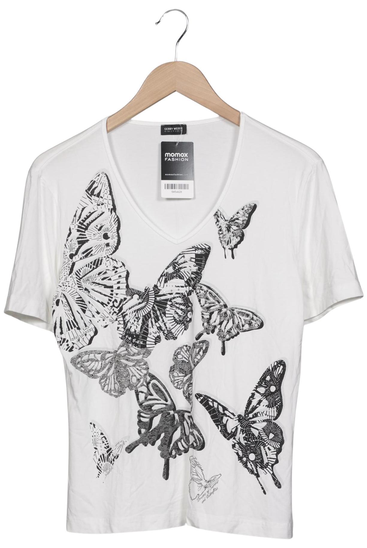 

Gerry Weber Damen T-Shirt, weiß, Gr. 40