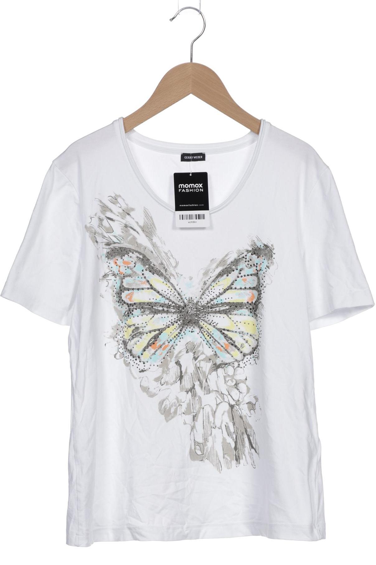 

Gerry Weber Damen T-Shirt, weiß, Gr. 42