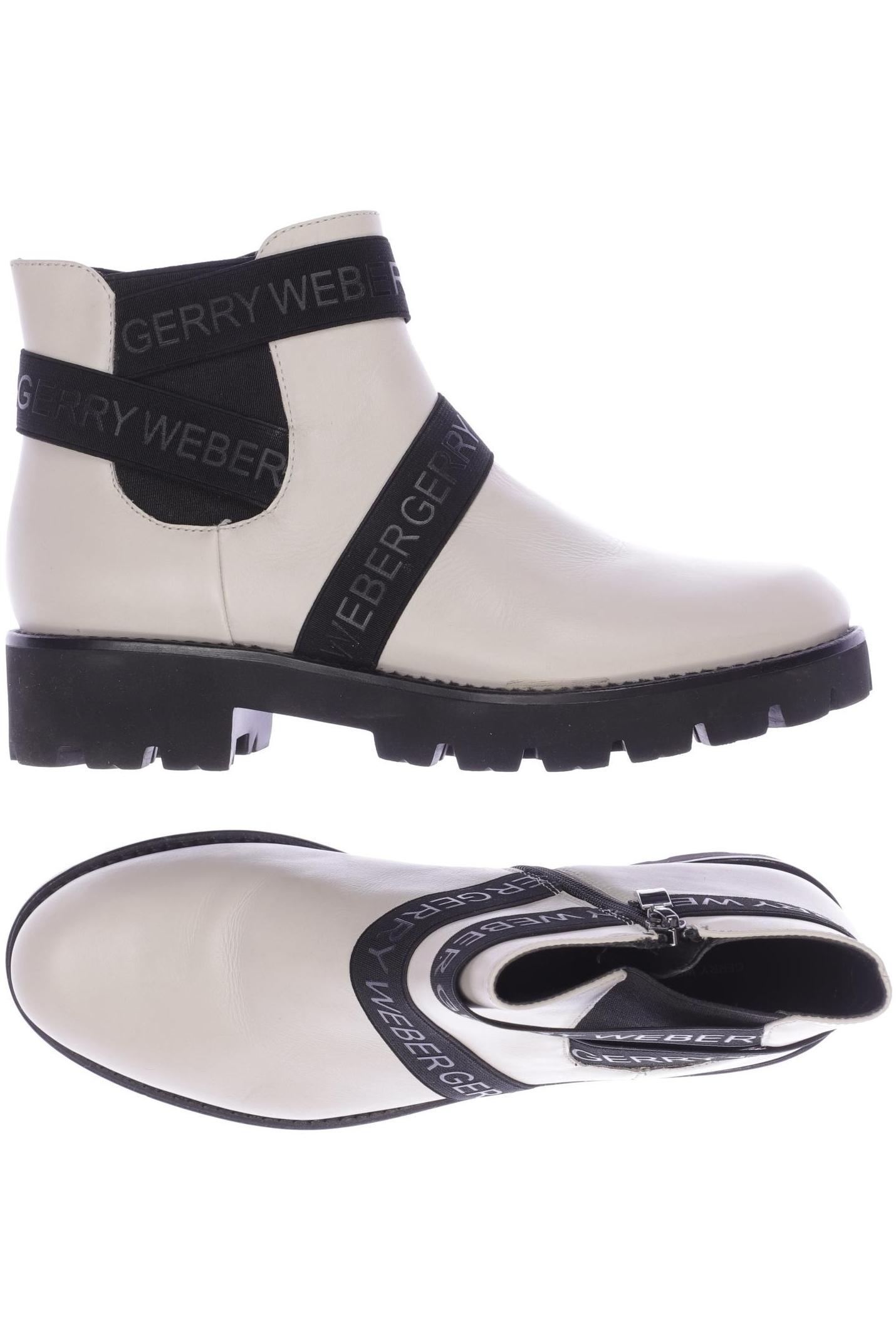 

Gerry Weber Damen Stiefelette, cremeweiß