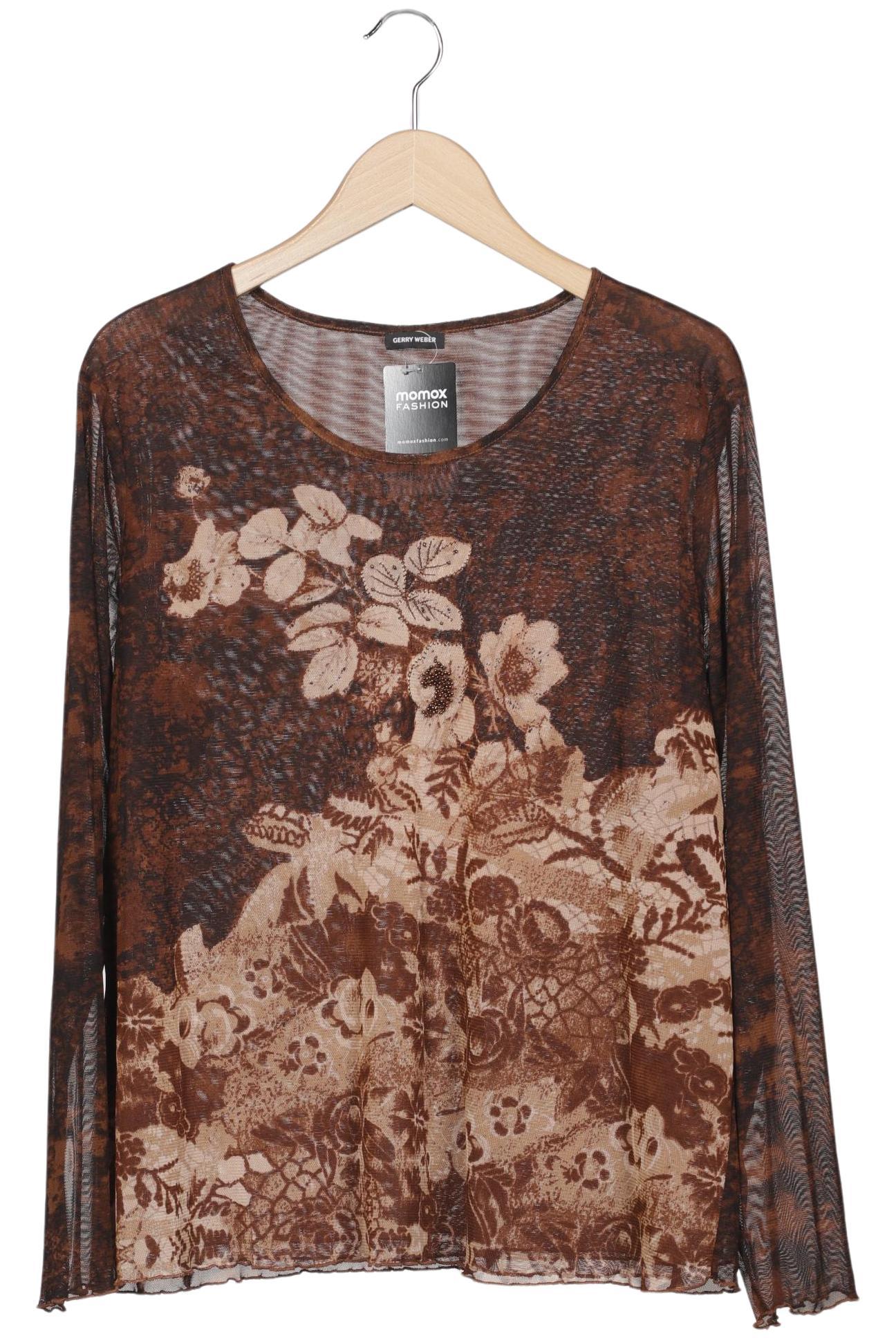 

Gerry Weber Damen Langarmshirt, braun, Gr. 48
