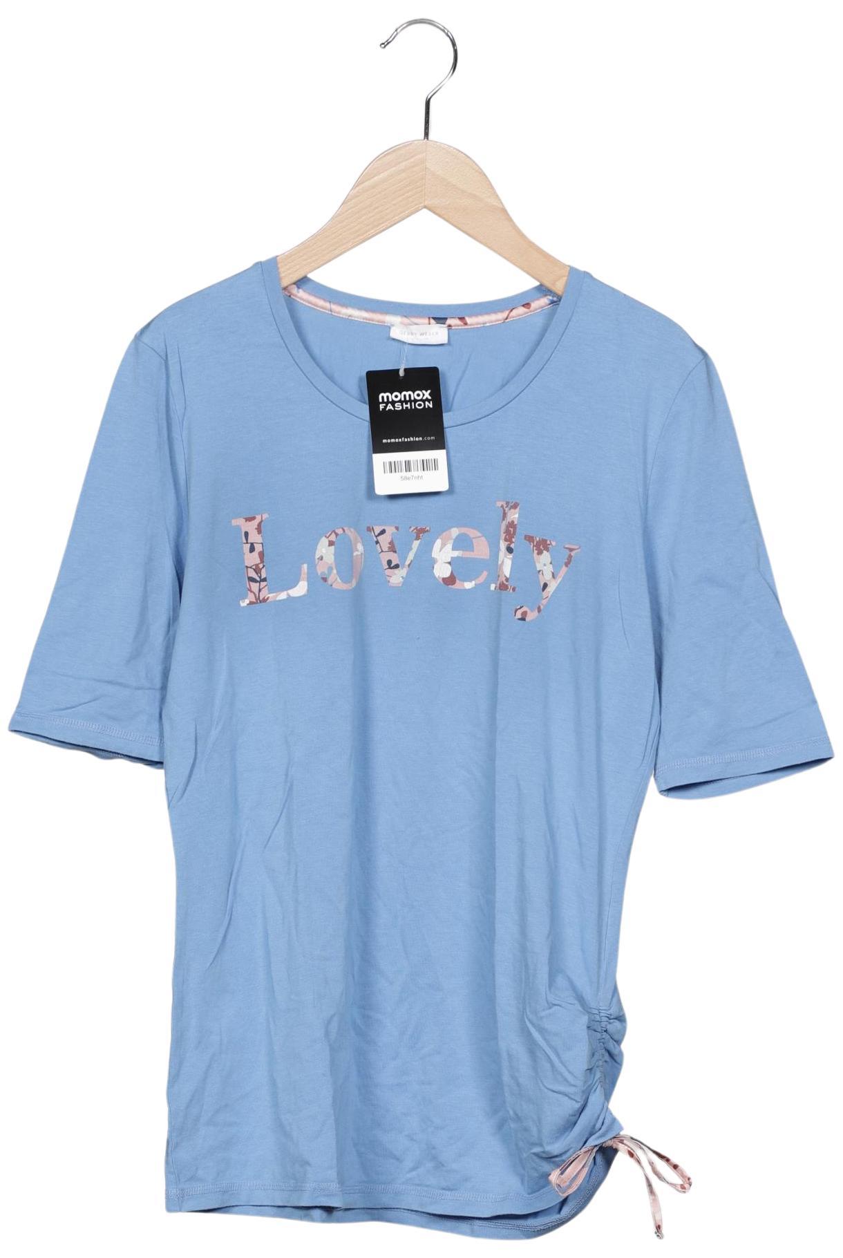 

Gerry Weber Damen T-Shirt, blau, Gr. 38