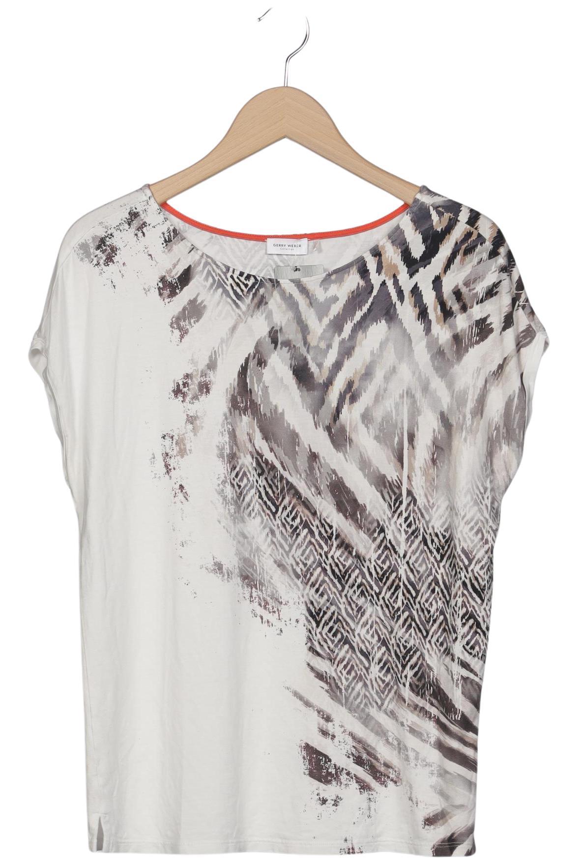 

Gerry Weber Damen T-Shirt, weiß, Gr. 38