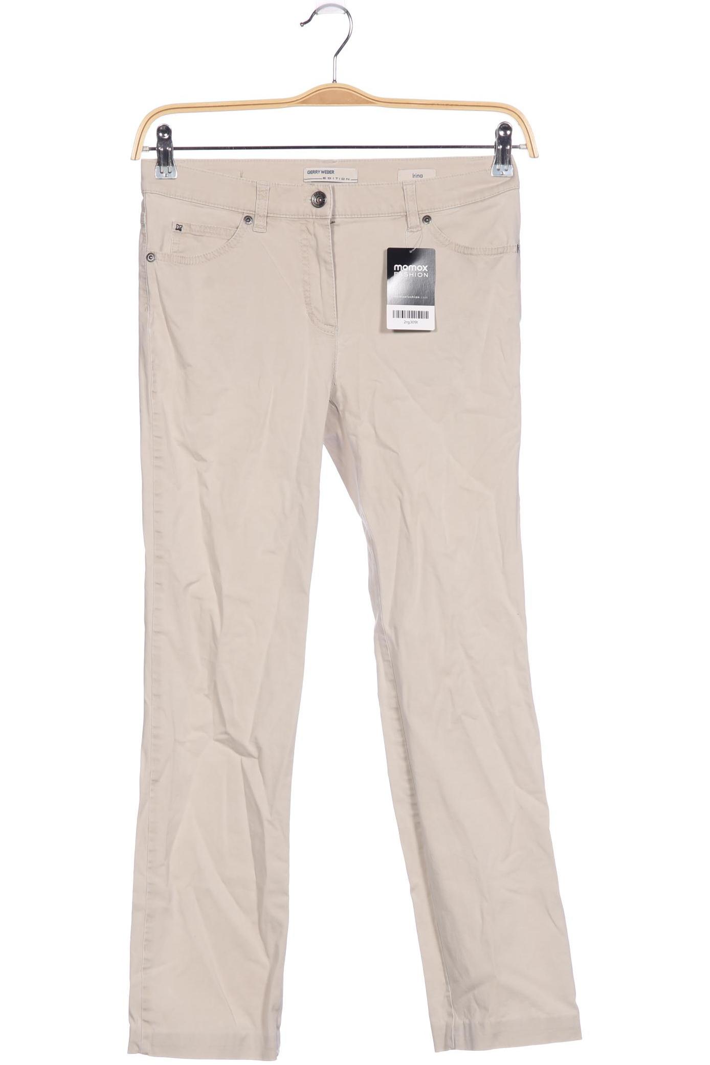

Gerry Weber Damen Stoffhose, beige, Gr. 36