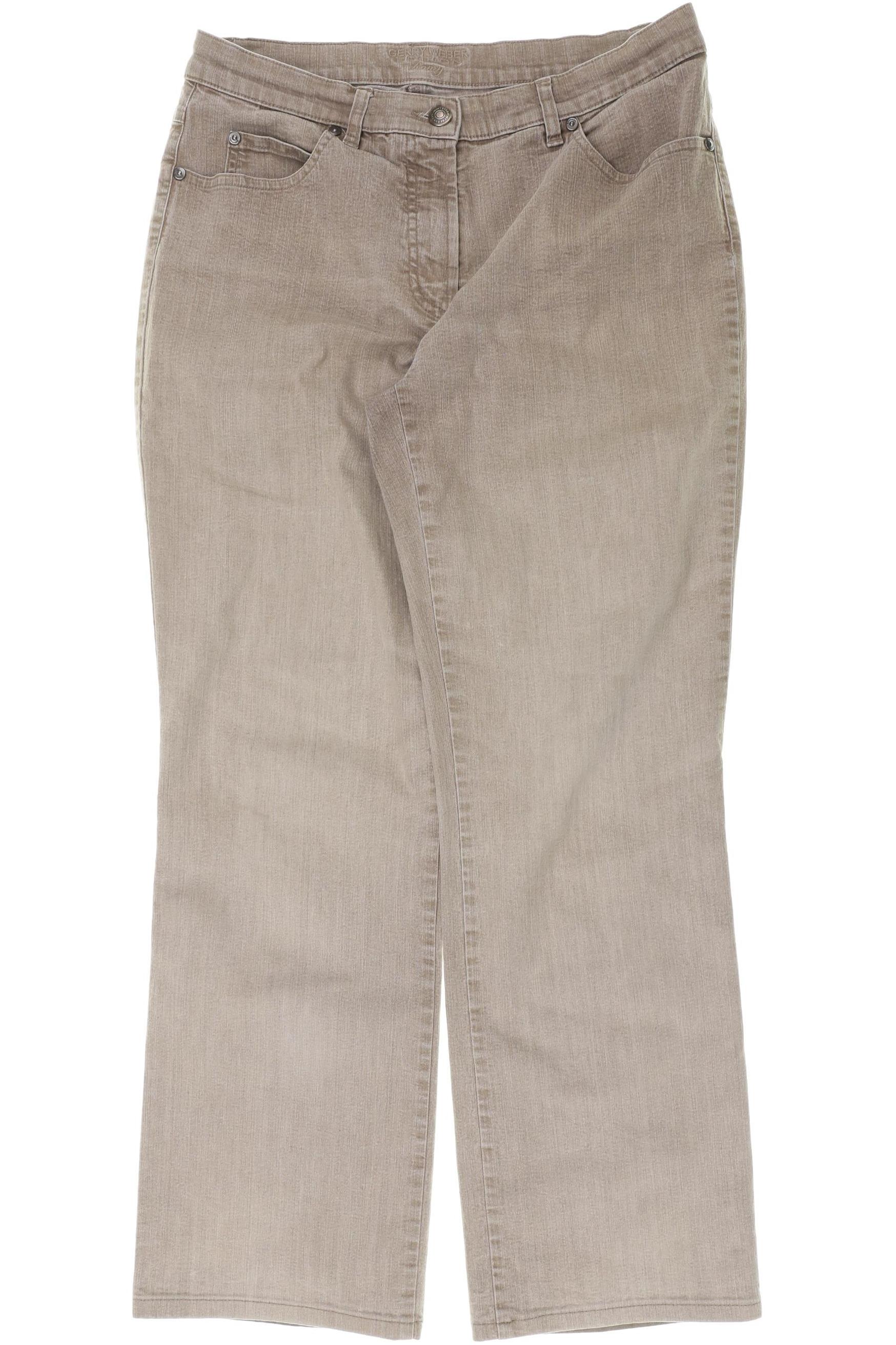 

Gerry Weber Damen Jeans, beige, Gr. 0