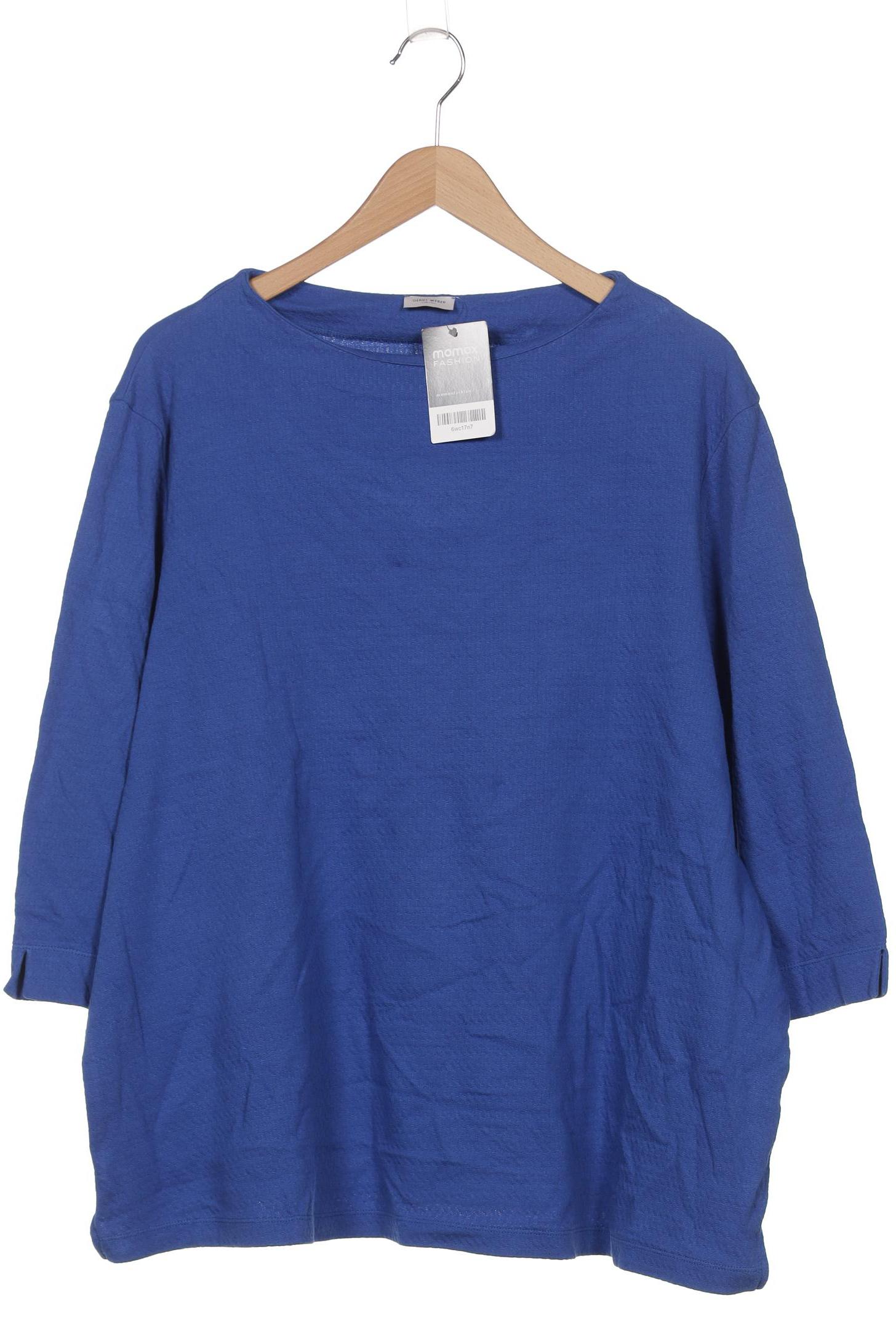 

Gerry Weber Damen Langarmshirt, blau, Gr. 48