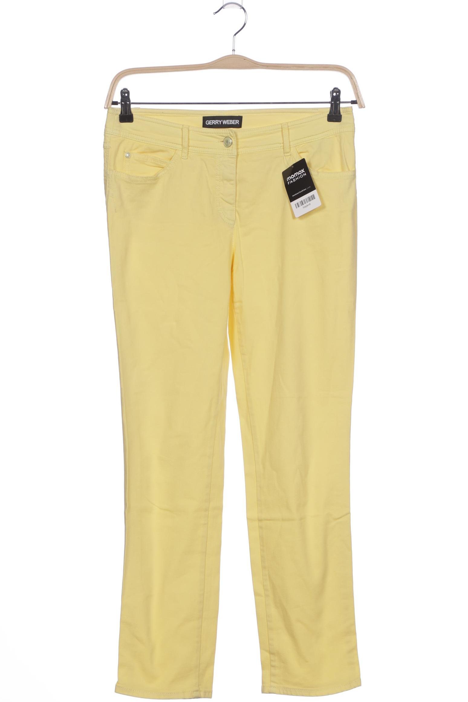 

Gerry Weber Damen Stoffhose, gelb, Gr. 38