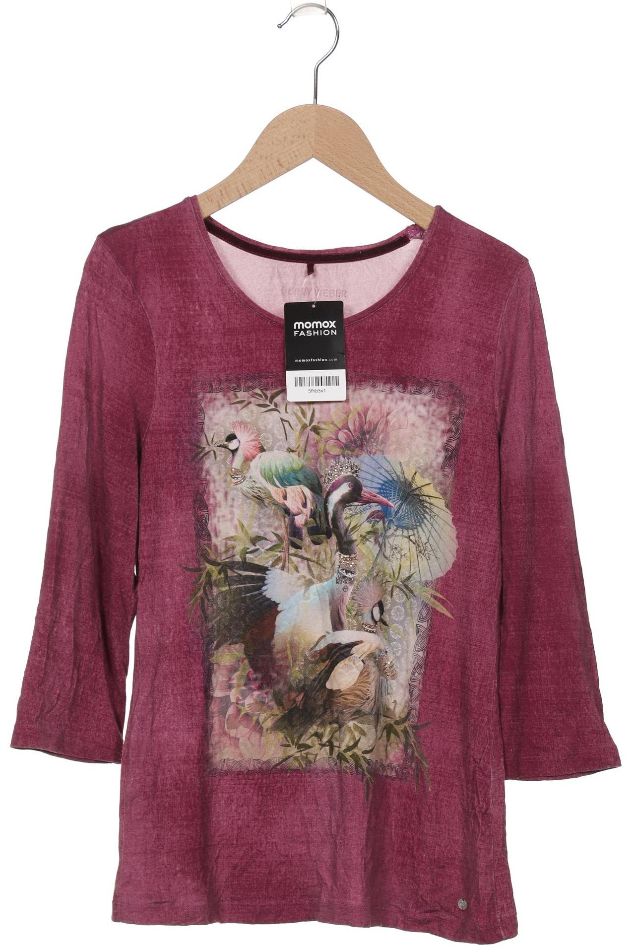 

Gerry Weber Damen Langarmshirt, bordeaux, Gr. 36