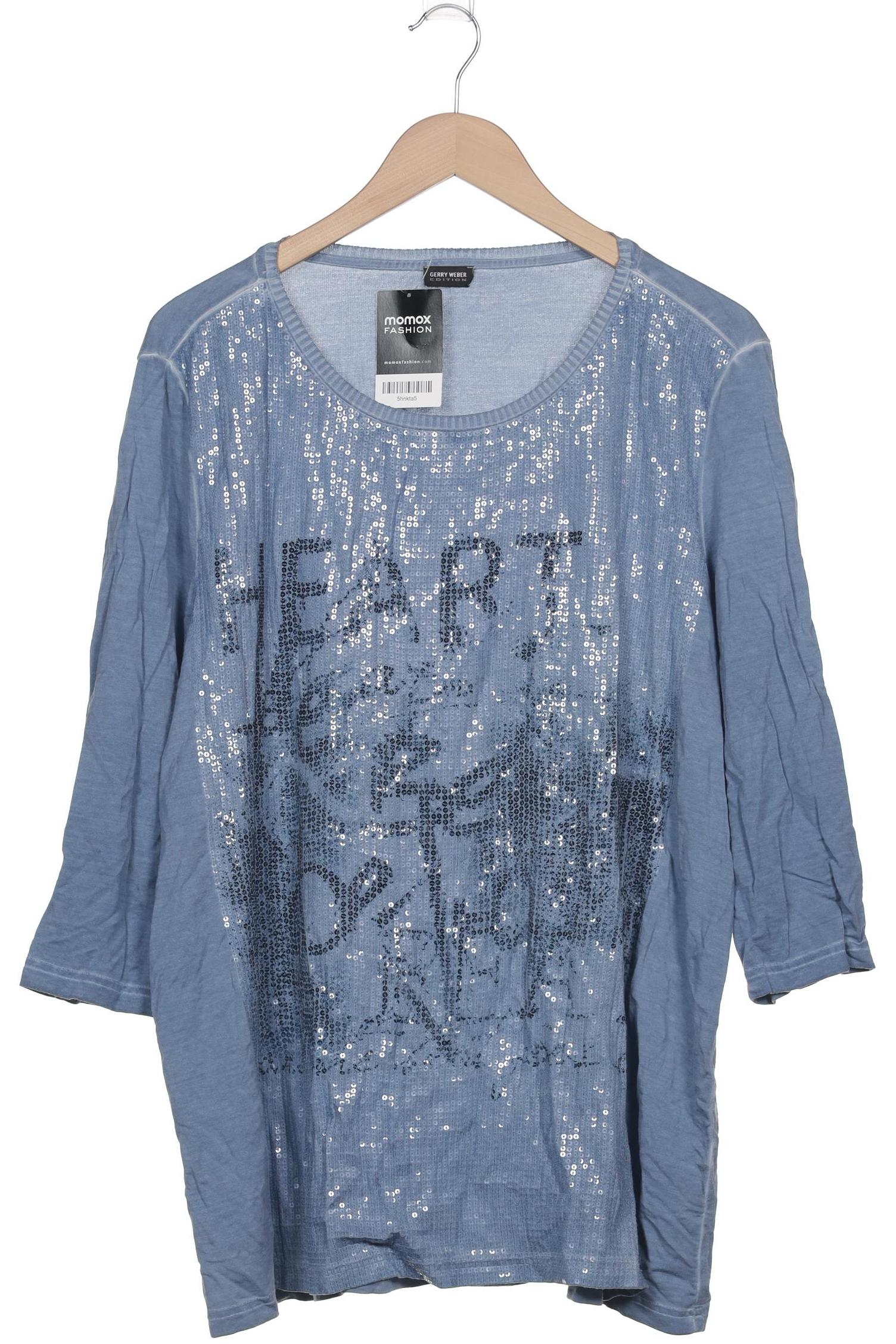 

Gerry Weber Damen Langarmshirt, blau, Gr. 48