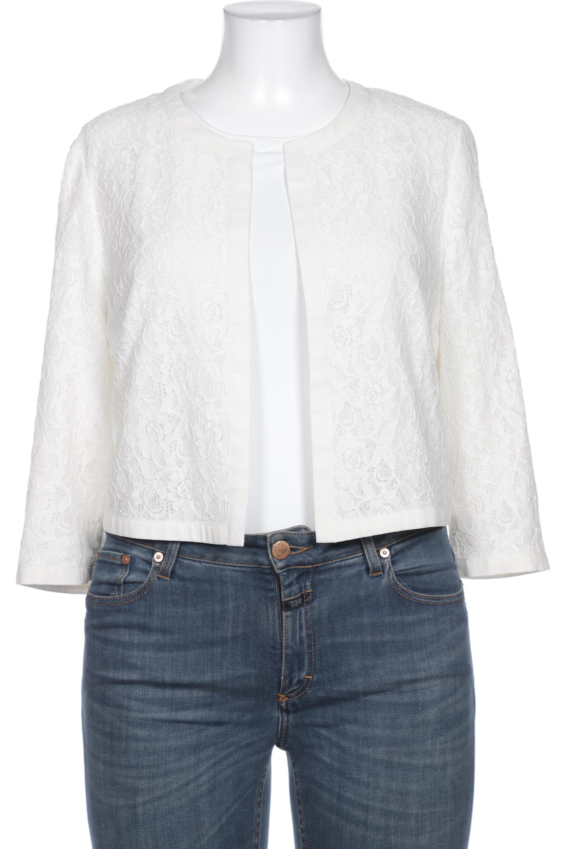 

Gerry Weber Damen Strickjacke, weiß, Gr. 42